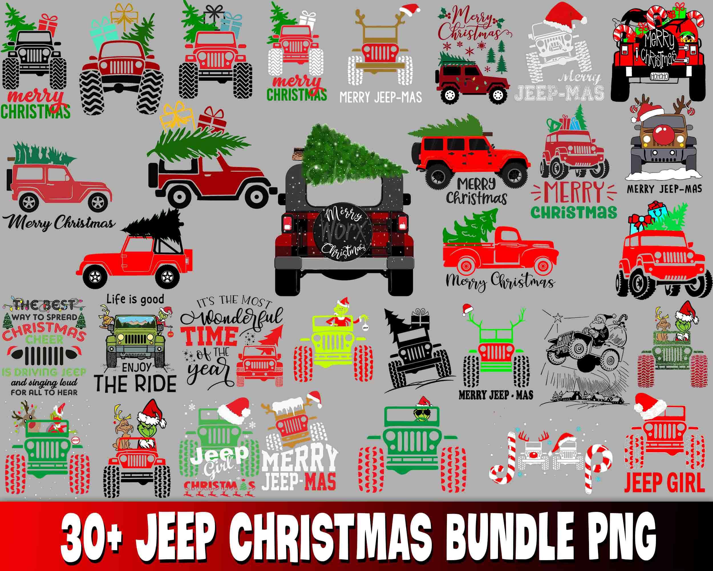 30 file Jeep bundle SVG, Mega Jeep bundle svg eps dxf png, f - Inspire