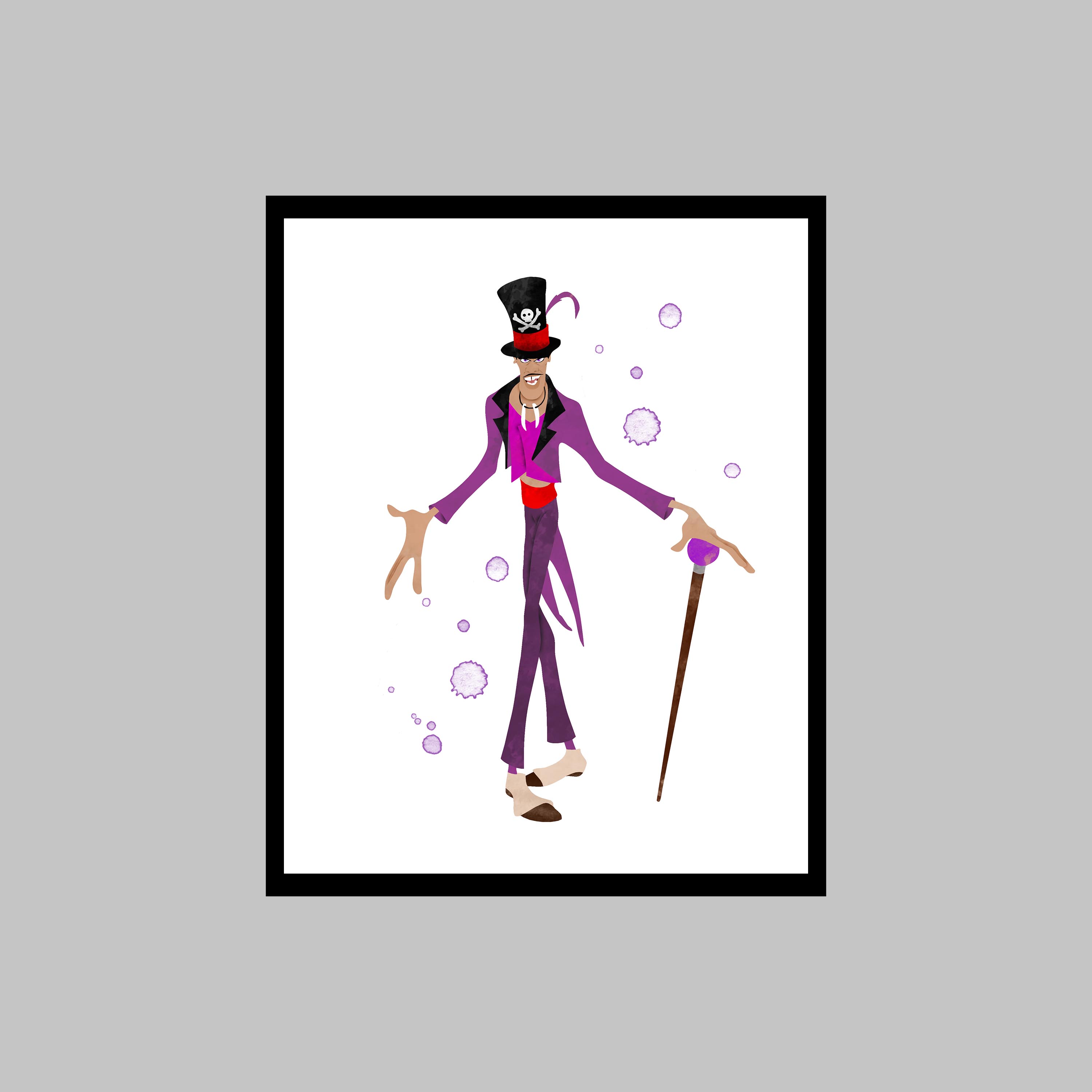 Doctor Facilier Princess and the Frog Disney Art Print Digit Inspire Uplift