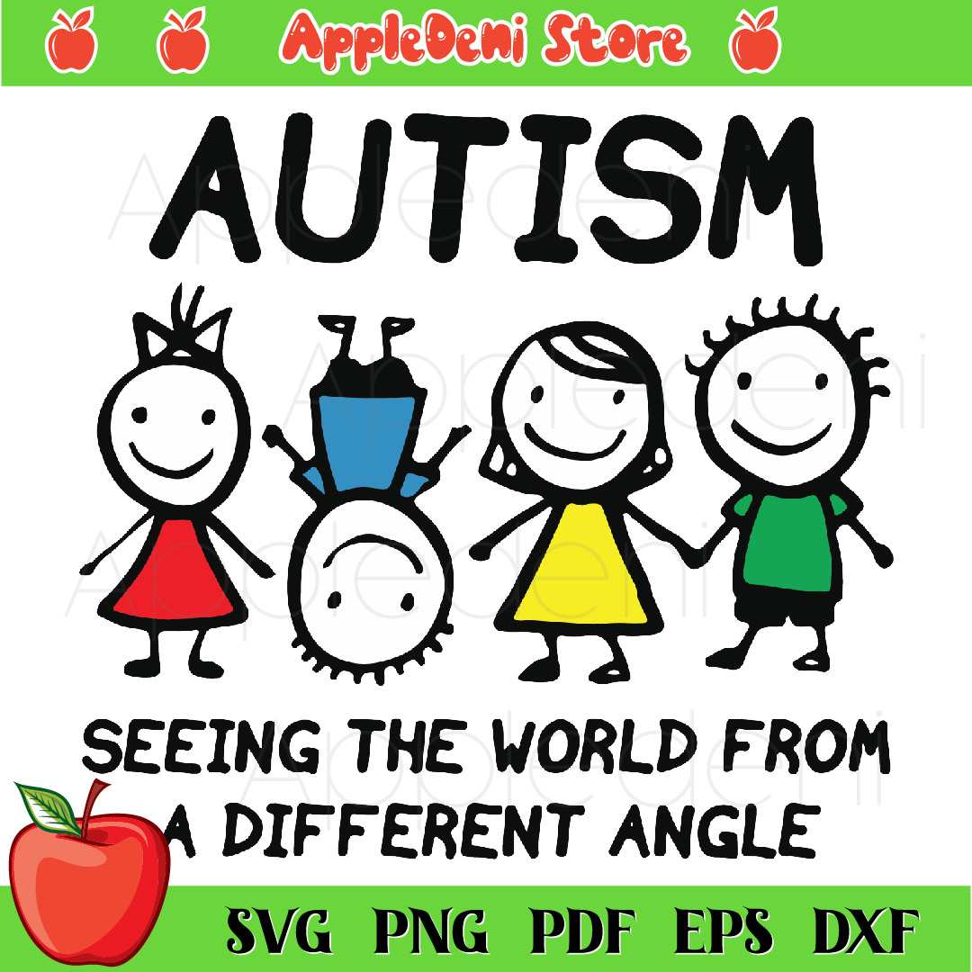 Autism Awareness Svg, Autism Seeing The World From A Differe | Inspire ...