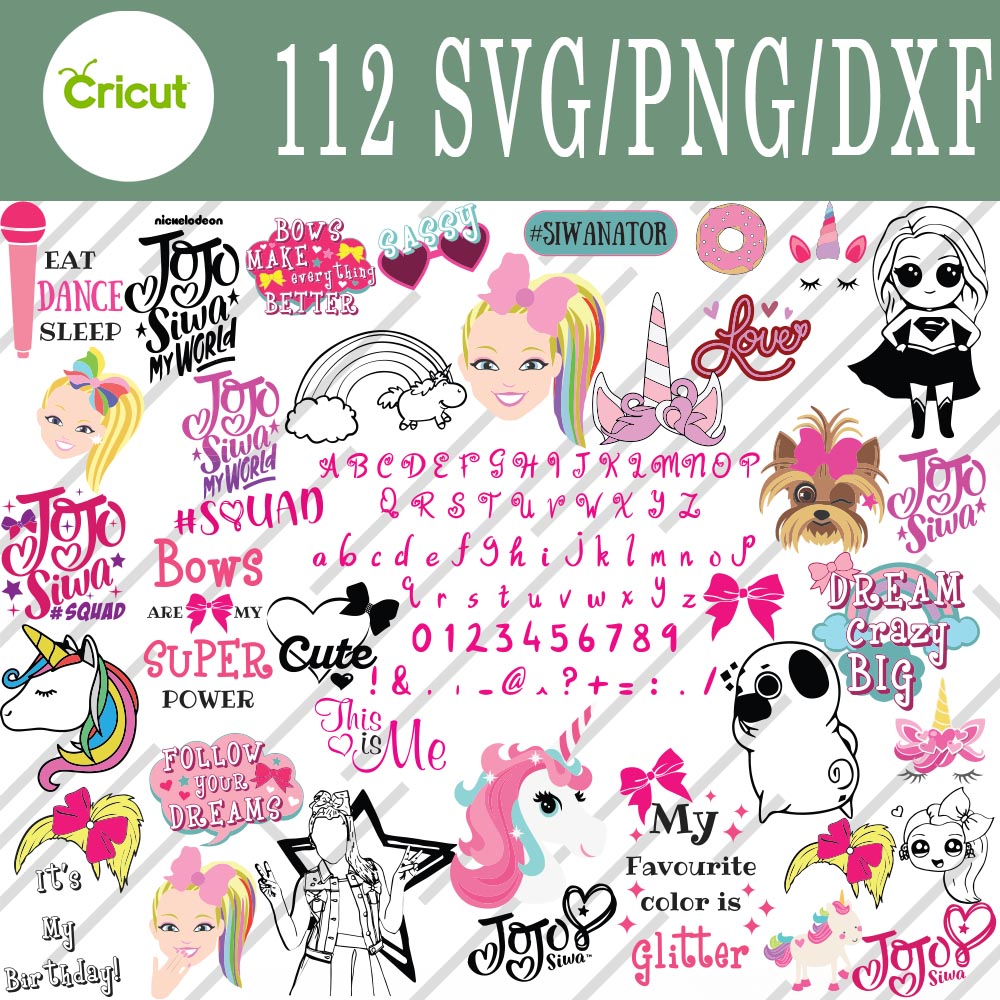 Jojo Siwa svg, Jojo Siwa bundle svg, Png, Dxf, Cutting File | Inspire ...