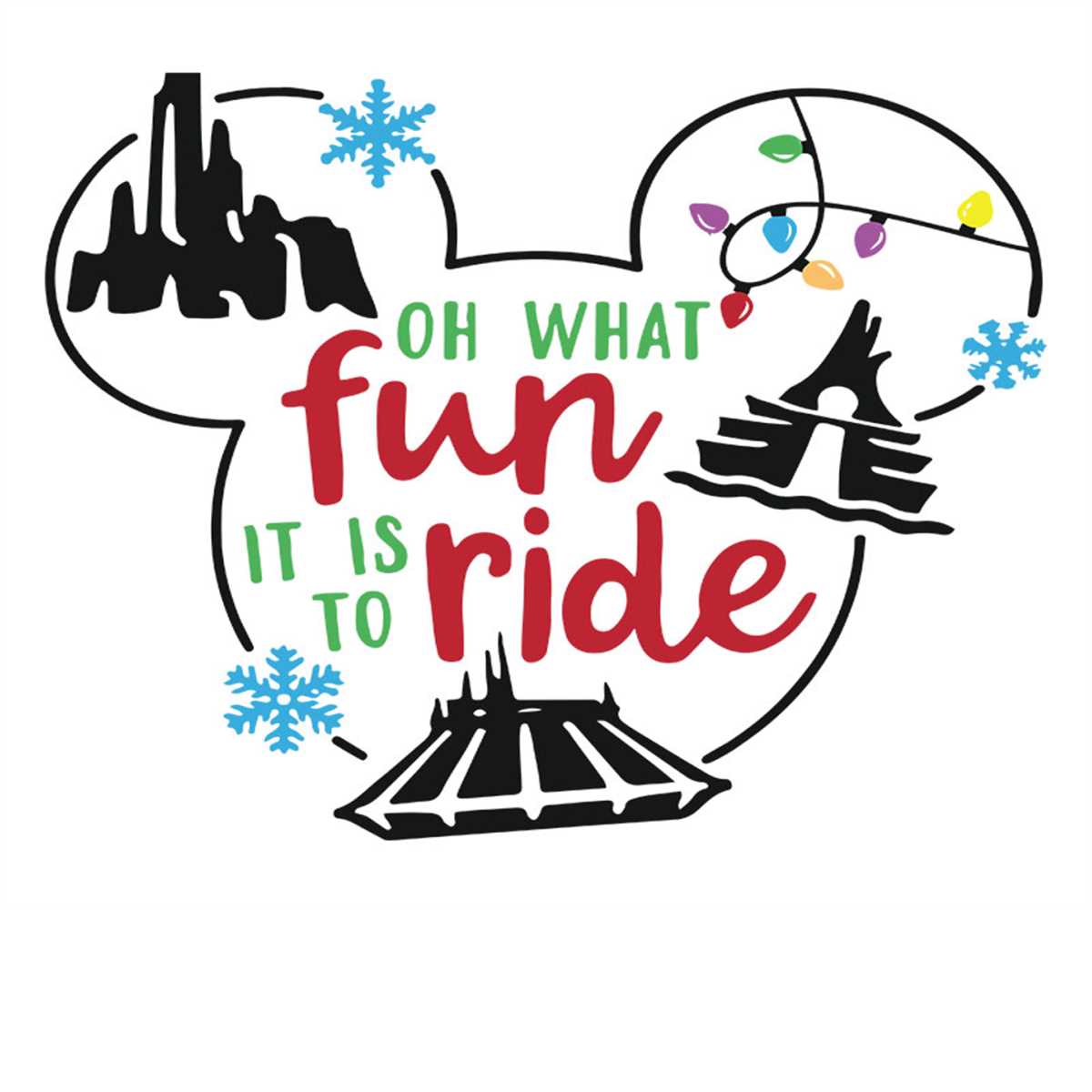 Oh What Fun It Is To Ride Svg, Disney Svg, Mickey Svg, Micke | Inspire ...