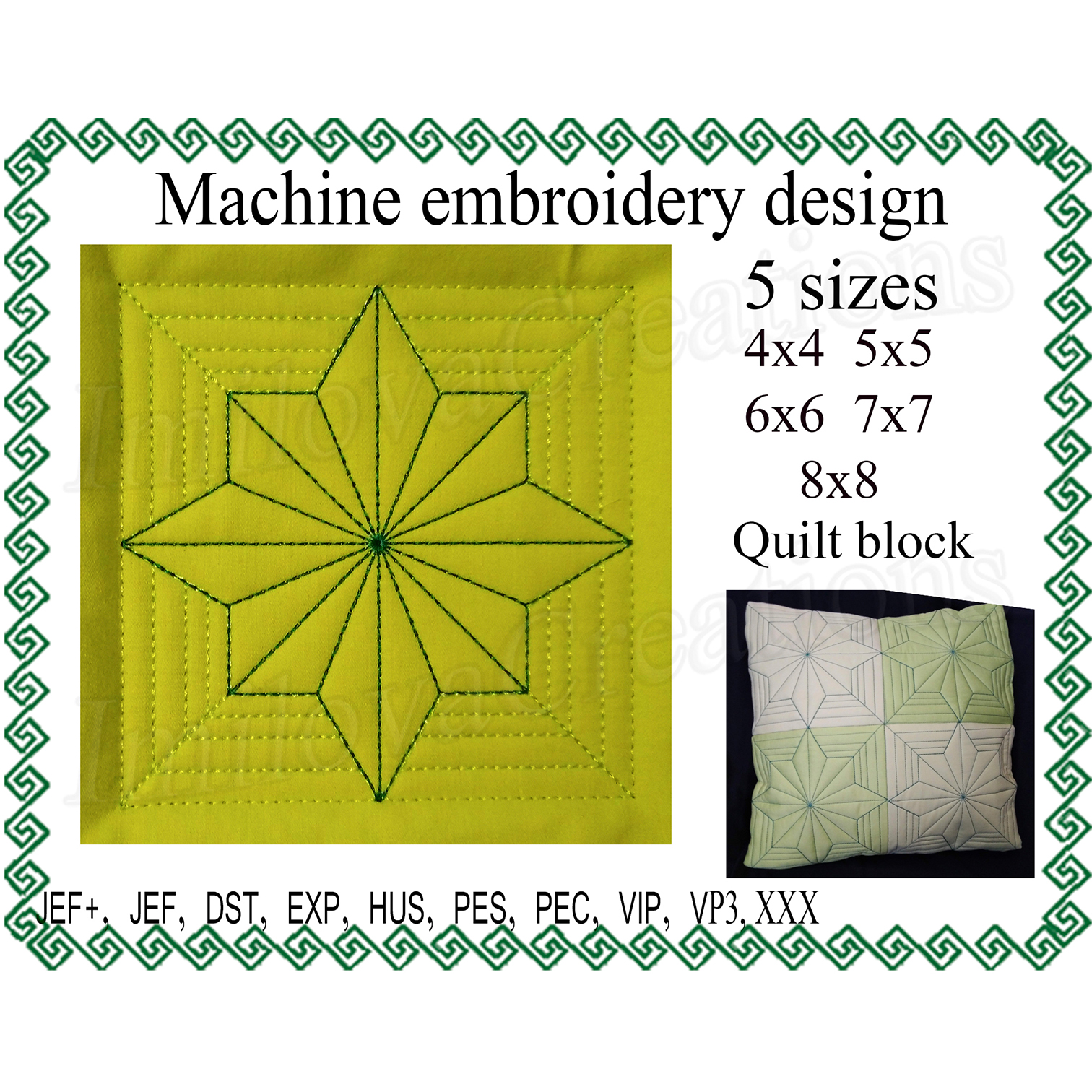 Quilt block embroidery designs Quilting block Machine embroi Inspire