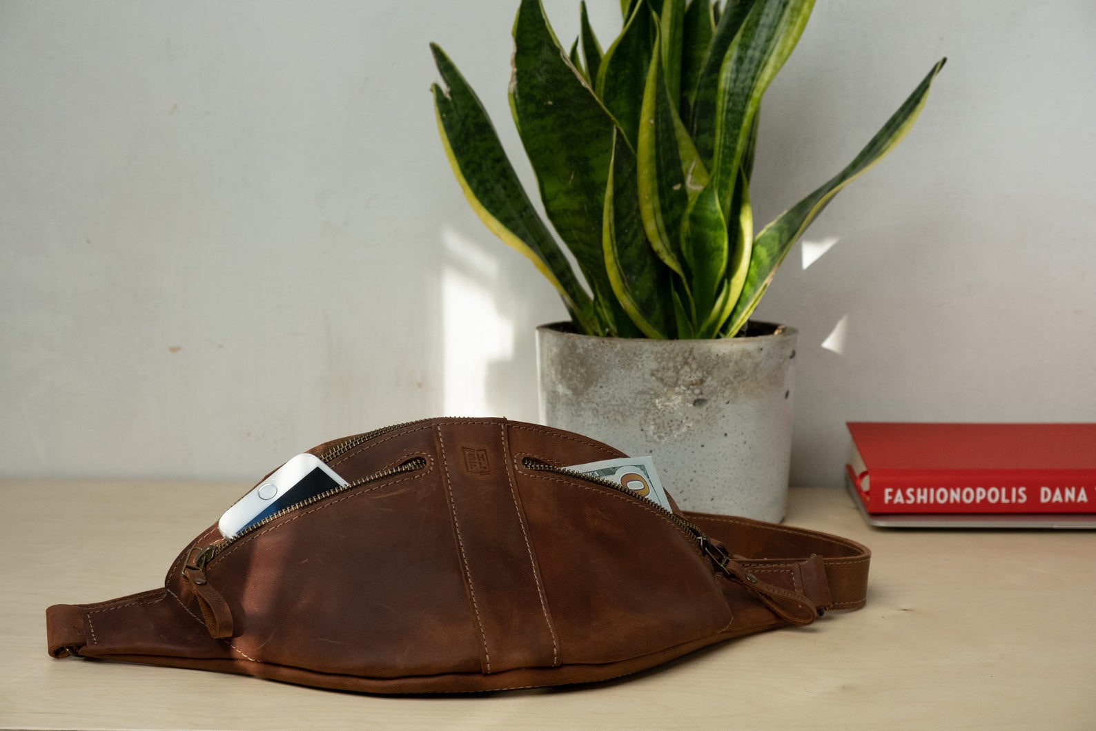 Faux Leather Fanny Pack Bag