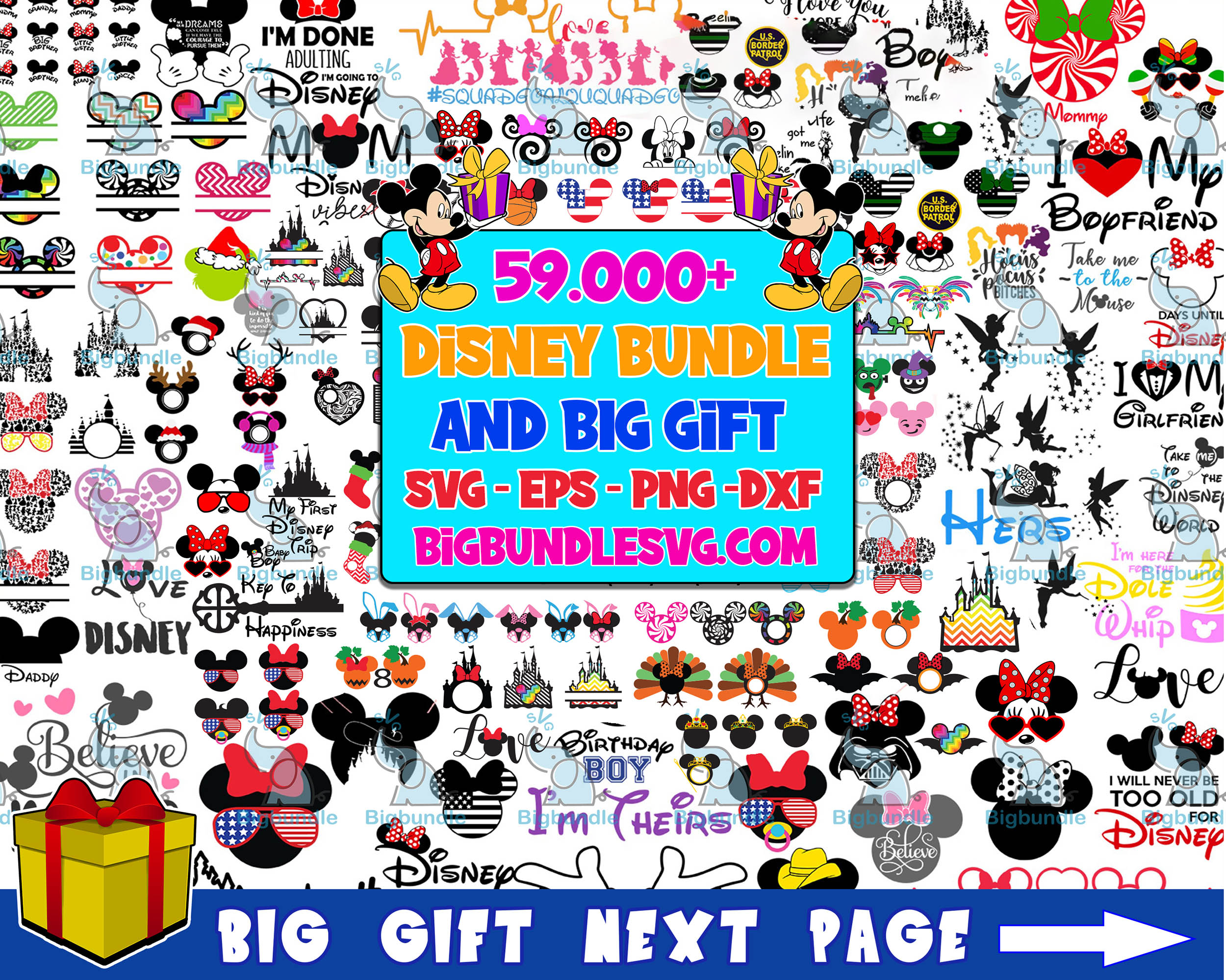 59.000 file Disney SVG Bundle, Mega Disney svg dxf eps png, | Inspire ...
