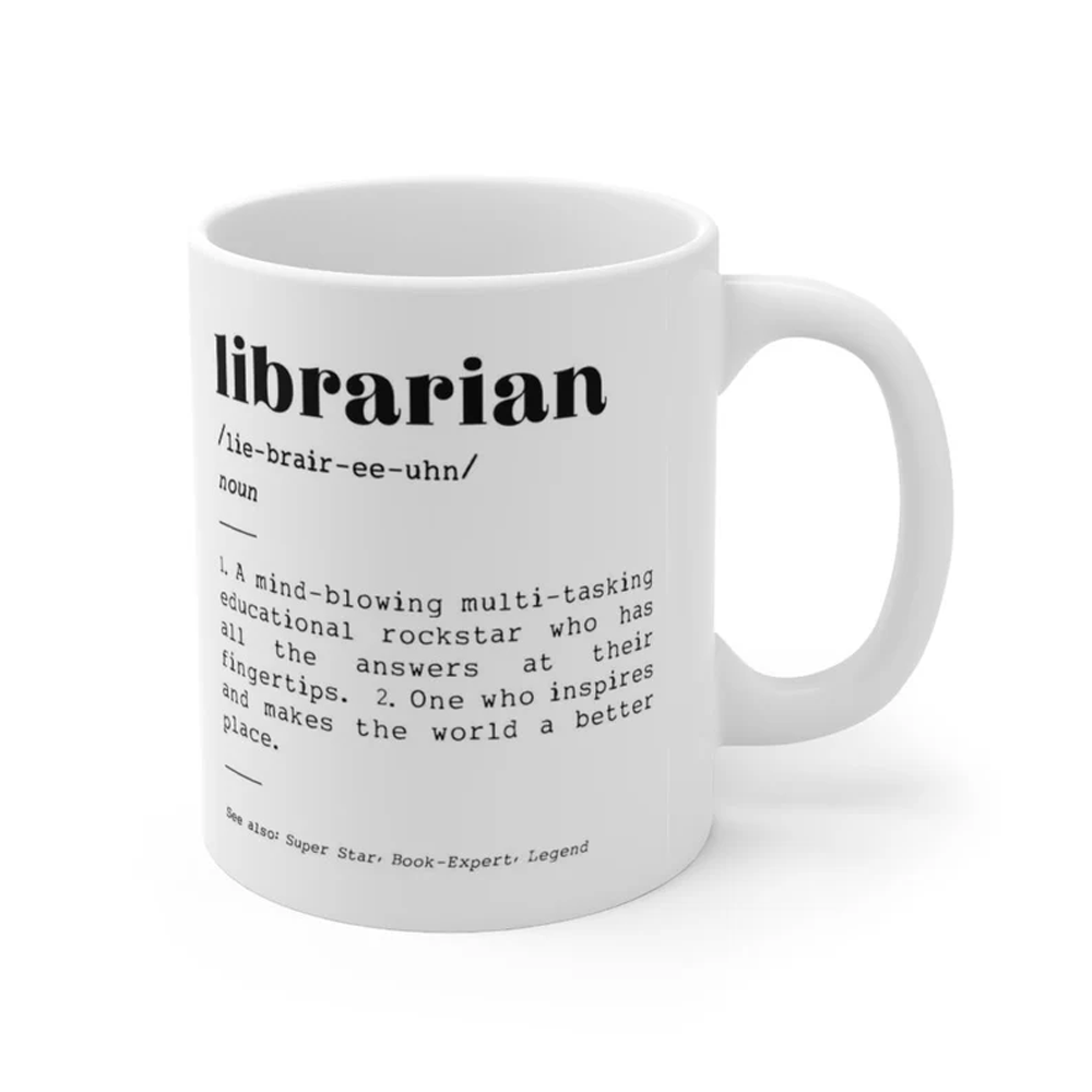 Librarian Definition Mug, Librarian Gift, Librarian Definiti Inspire Uplift