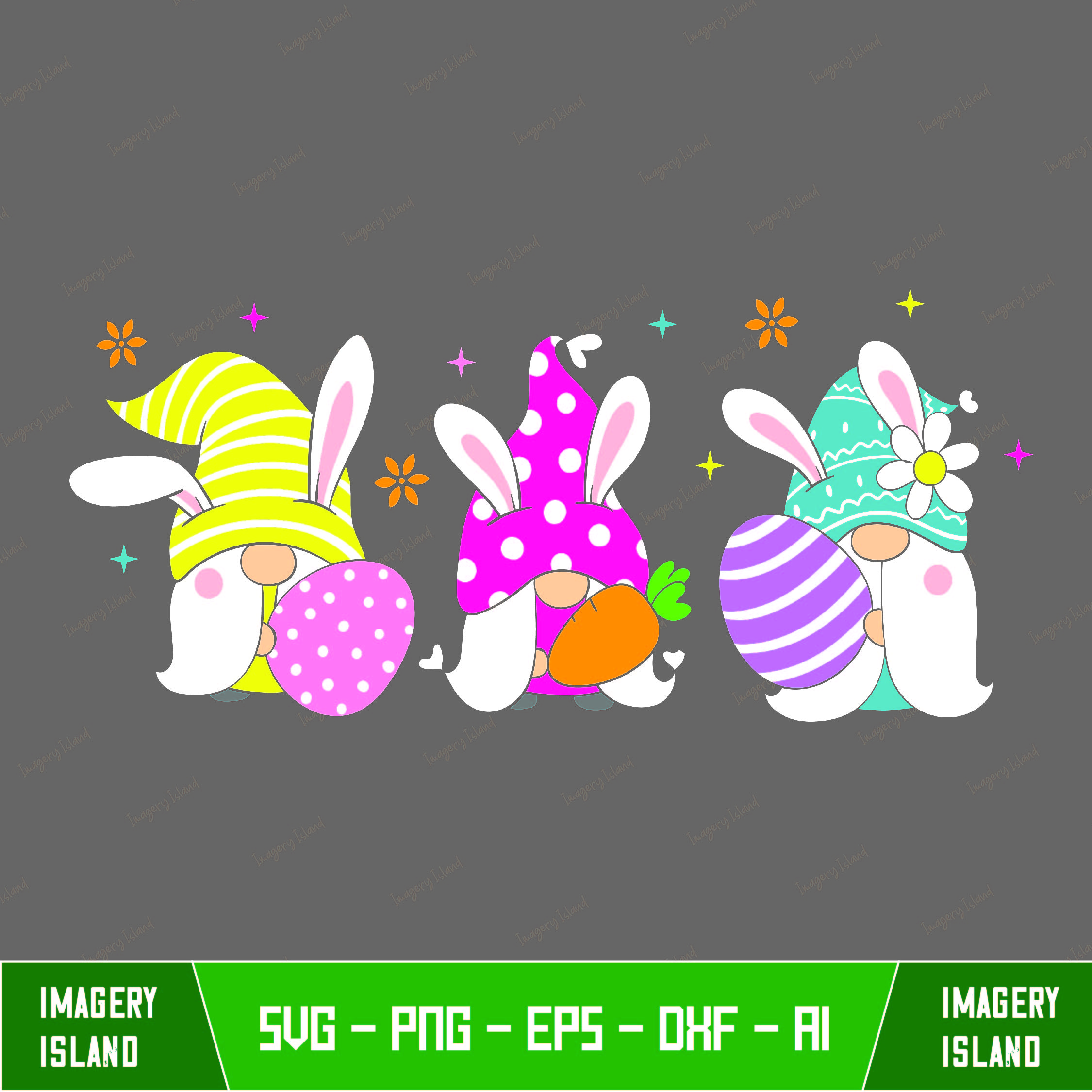 Easter Gnome Svg, Gnome Svg, Easter Egg Svg, Easter Carrot S - Inspire