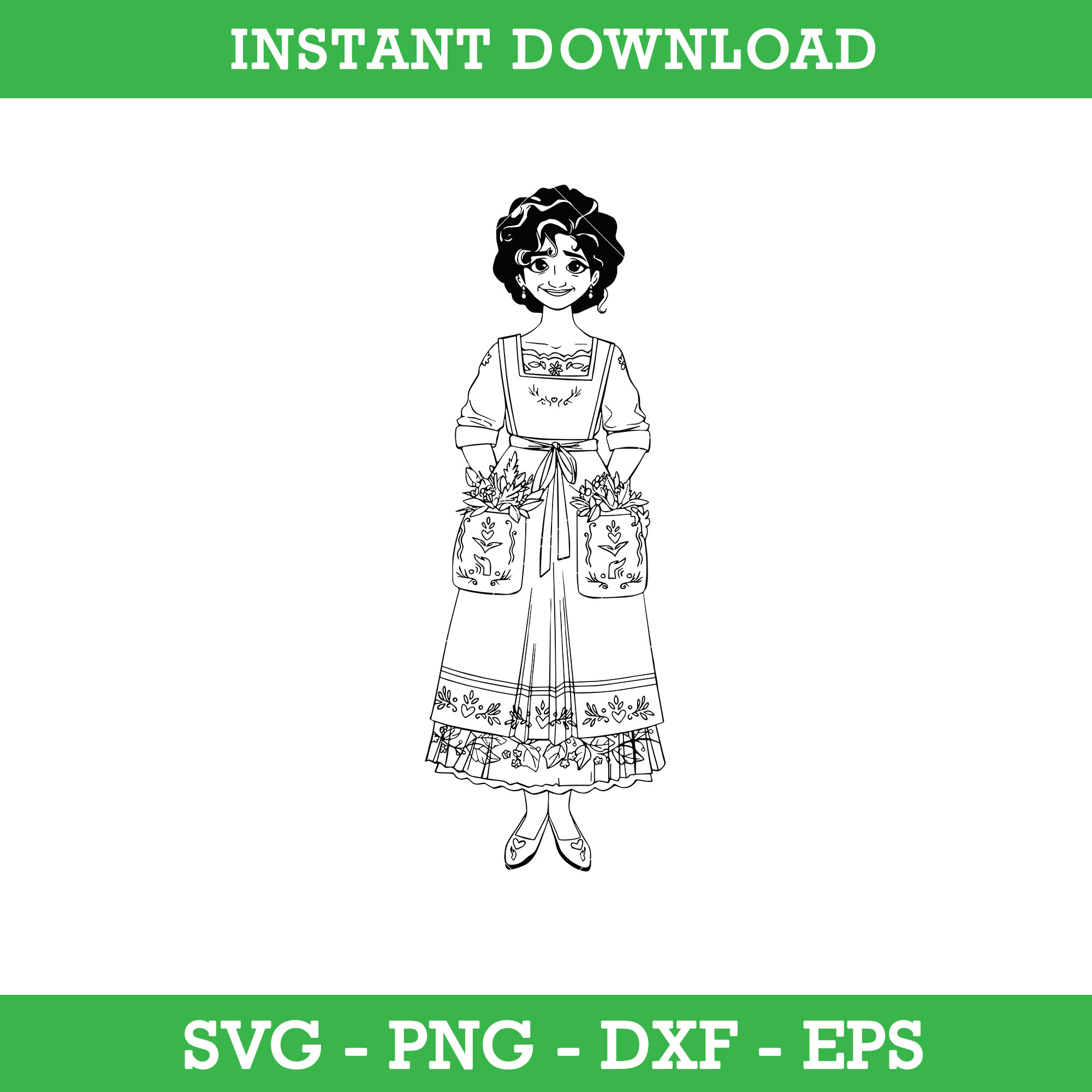 Julieta Madrigal Svg, Julieta Encanto Svg, Encanto Svg, Disn | Inspire Uplift