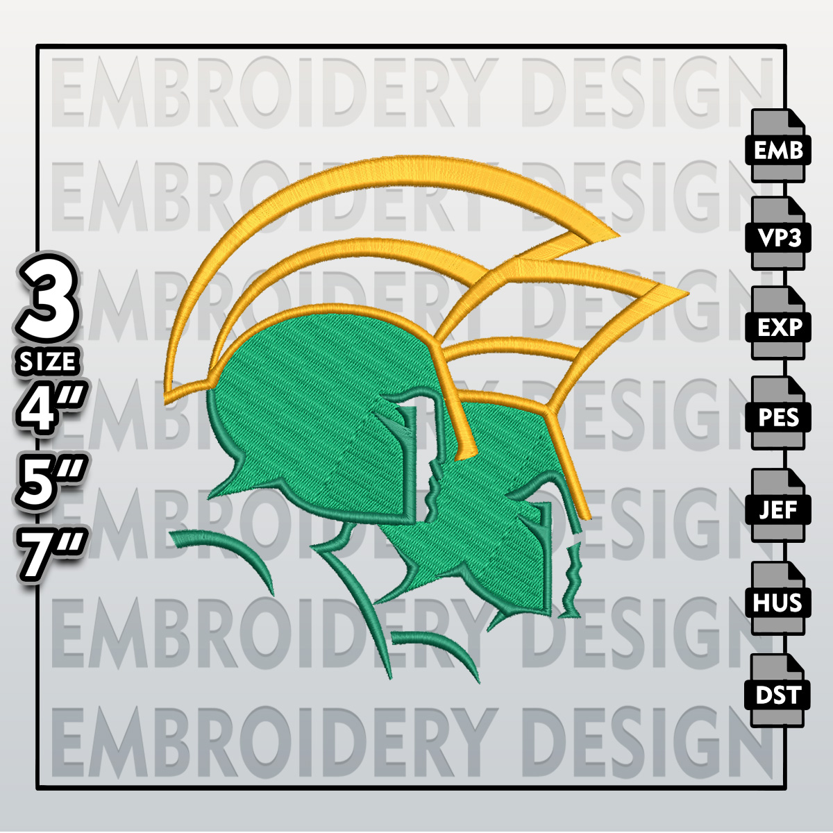 Norfolk State University Embroidery Designs, NCAA Logo Embro Inspire Uplift