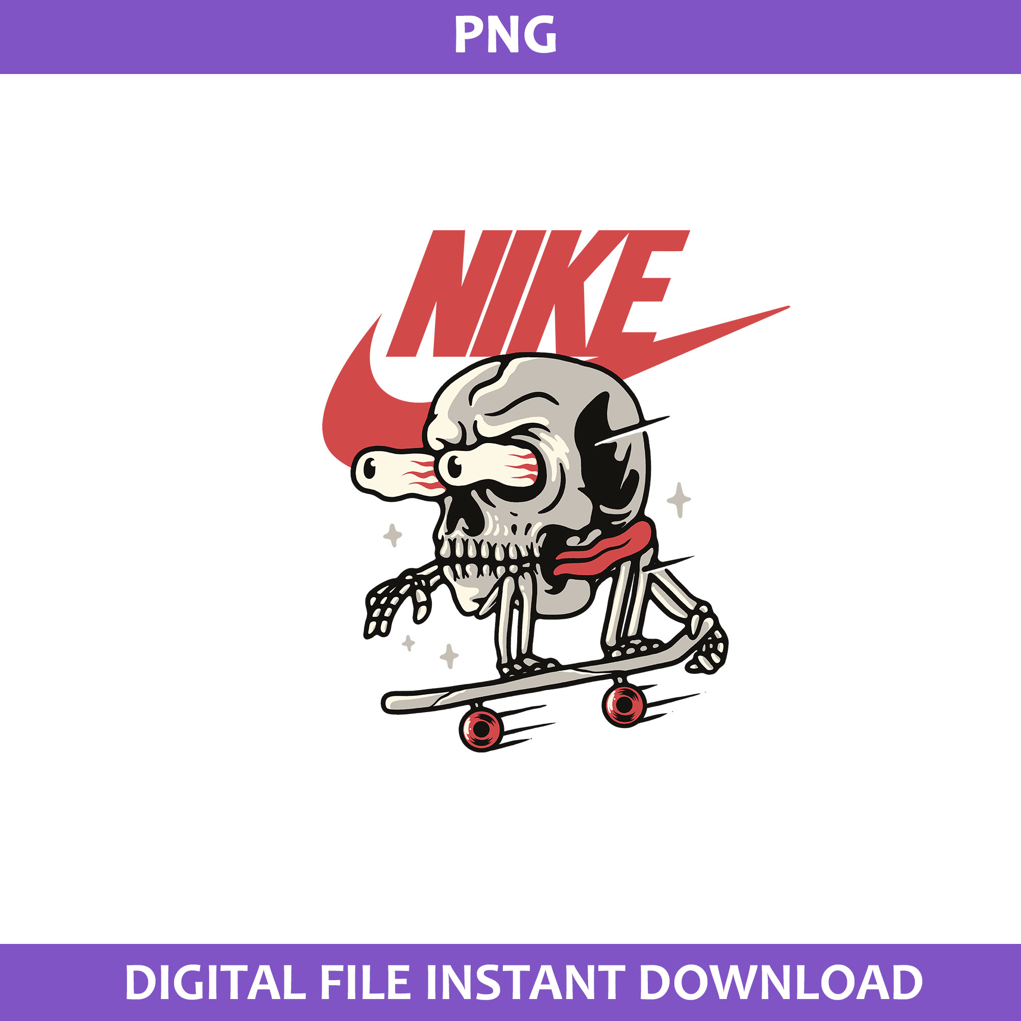 Skull Nike Png, Skull Swoosh Png, Nike Logo Png, Nike Png, S