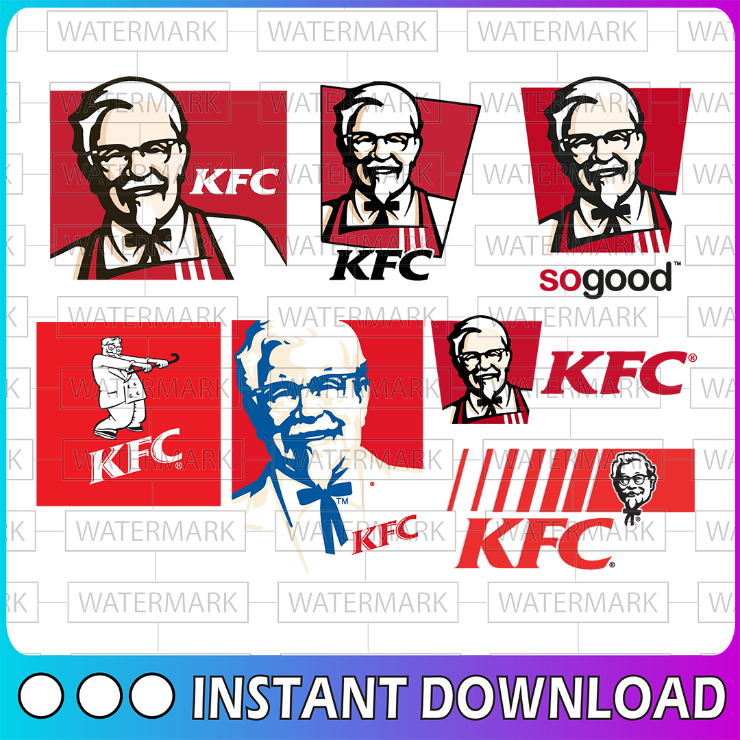 Kentucky Fried Chicken Logo Bundle svg, KFC svg, fastfood sv Inspire Uplift