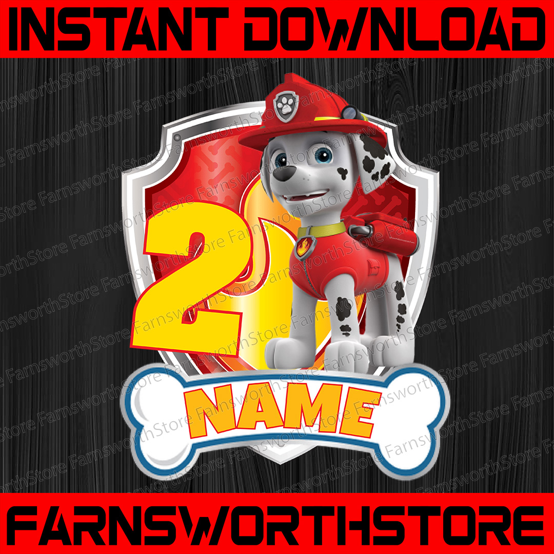 Paw Patrol Chase Birthday Png, Paw Patrol Birthday Png Famil - Inspire