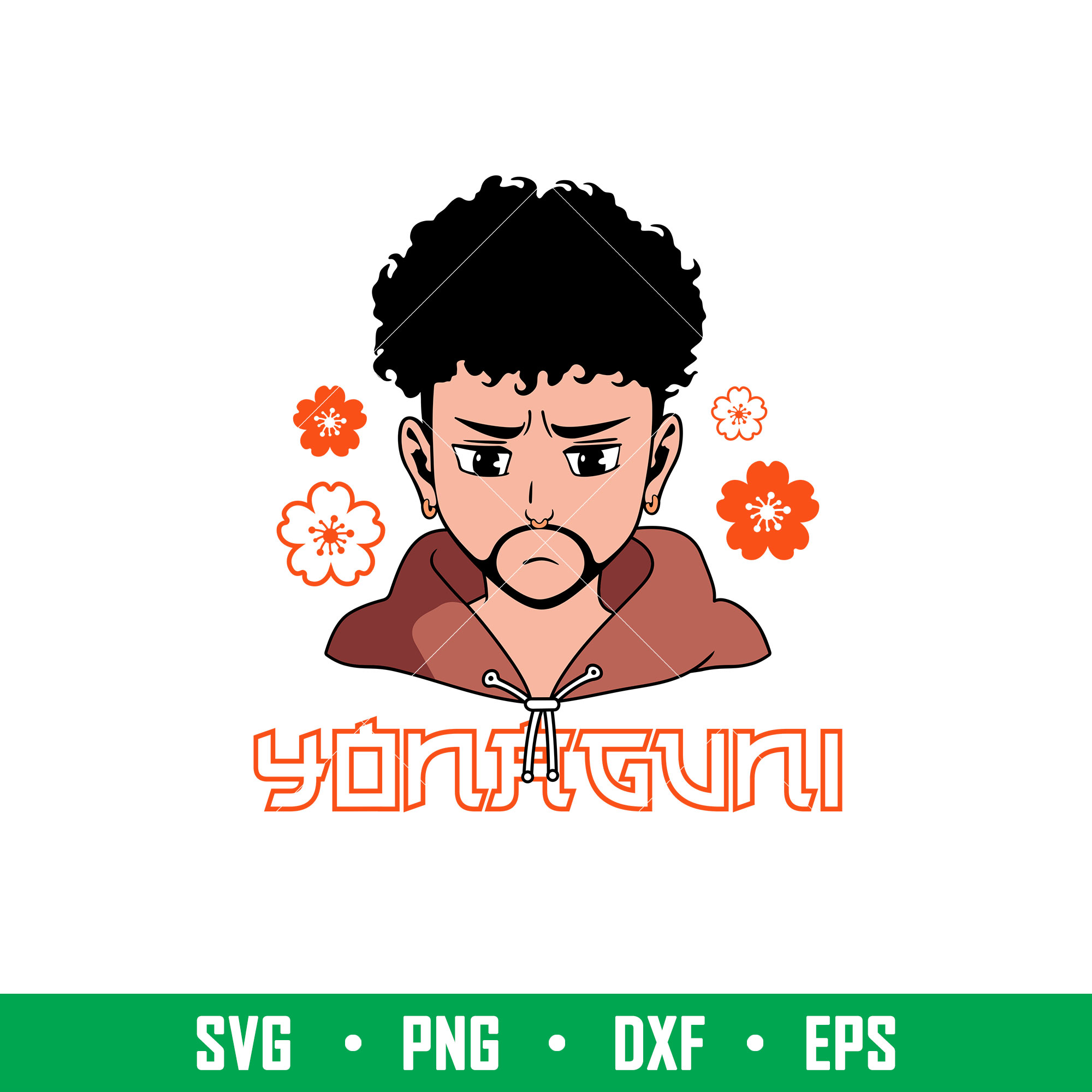 Bad Bunny Yonaguni Layered, Bad Bunny Yonaguni Layered Svg, Inspire