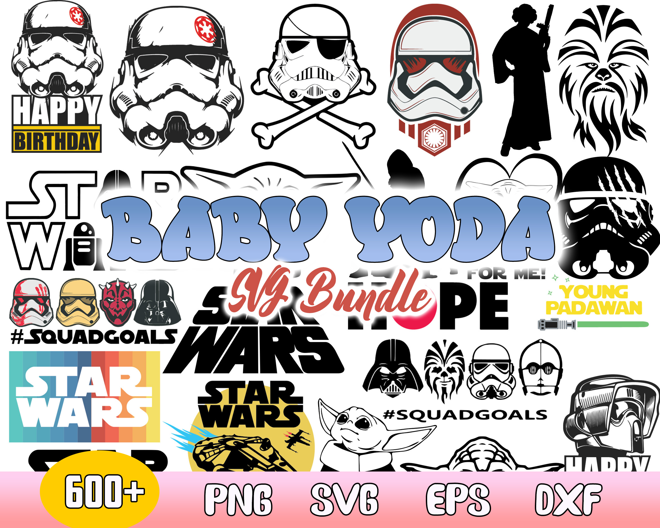 Baby Yoda Bundle Svg, Yoda Svg, Grogu Svg, Star Wars Svg, Th Inspire