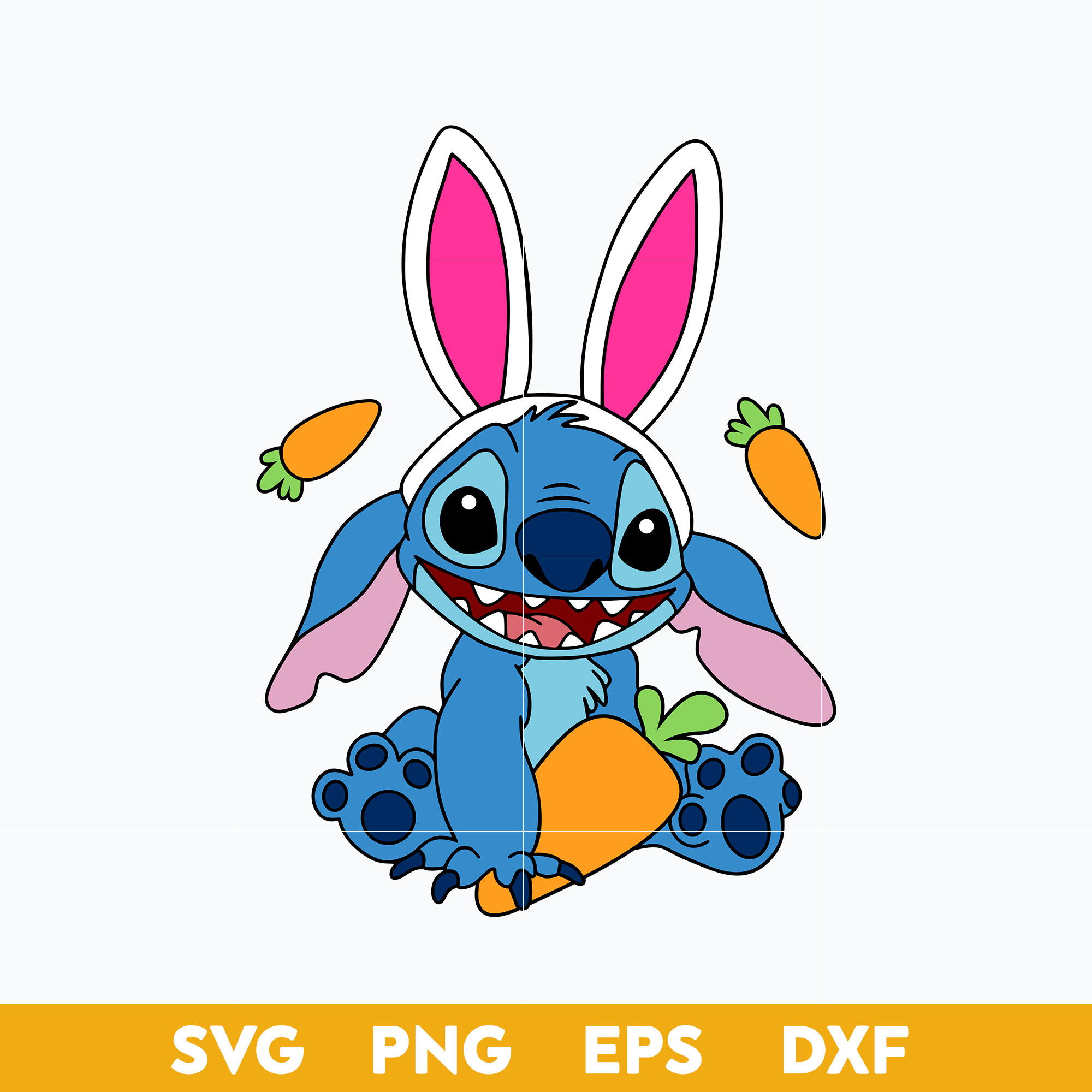 ポスター Rabi Easter Carrot Stitch Svg, Easter Bunny, Stitch Svg, Easter D