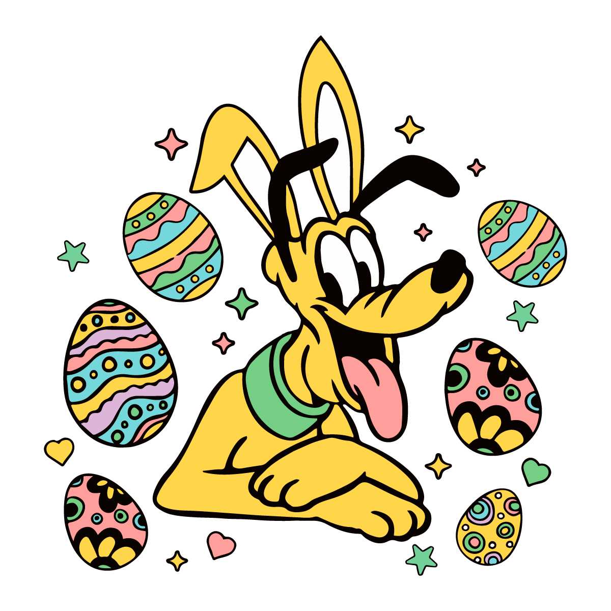 Goofy Easter Egg SVG Easter Egg Svg Happy Easter Svg Cricut Inspire
