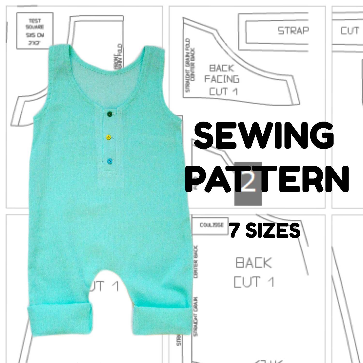 Overalls for children pdf pattern for child to fit from newb Inspire
