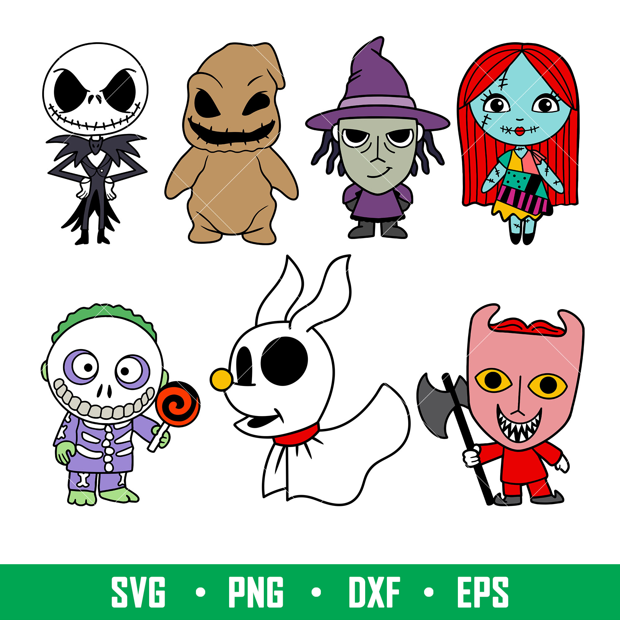 Baby Jack and Sally Bundle, Baby Jack and Sally Bundle Svg, Inspire Uplift