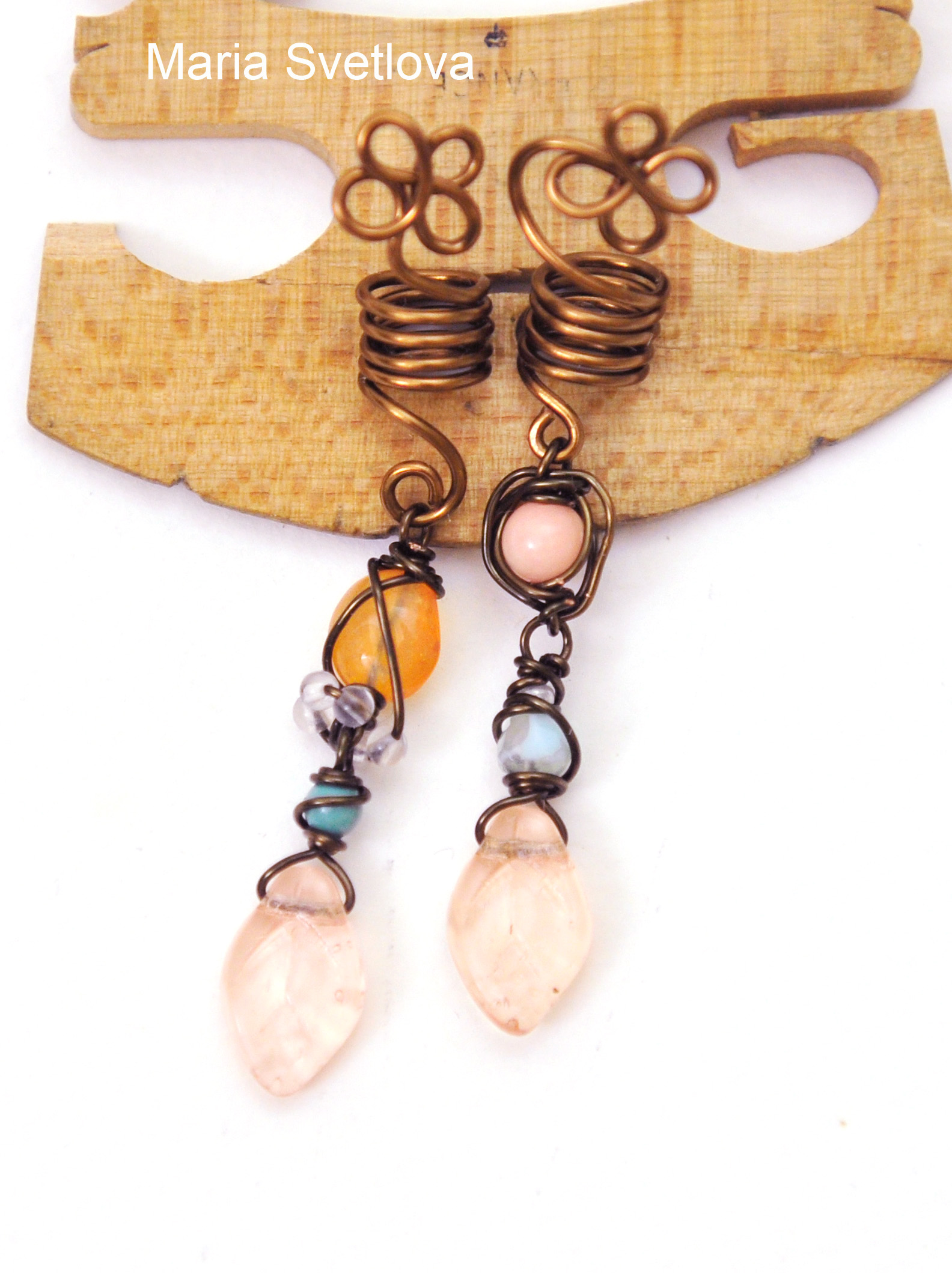 Craft Hair Jewelry Pirate Princess Braid Wire Wrap Dread - Inspire Uplift