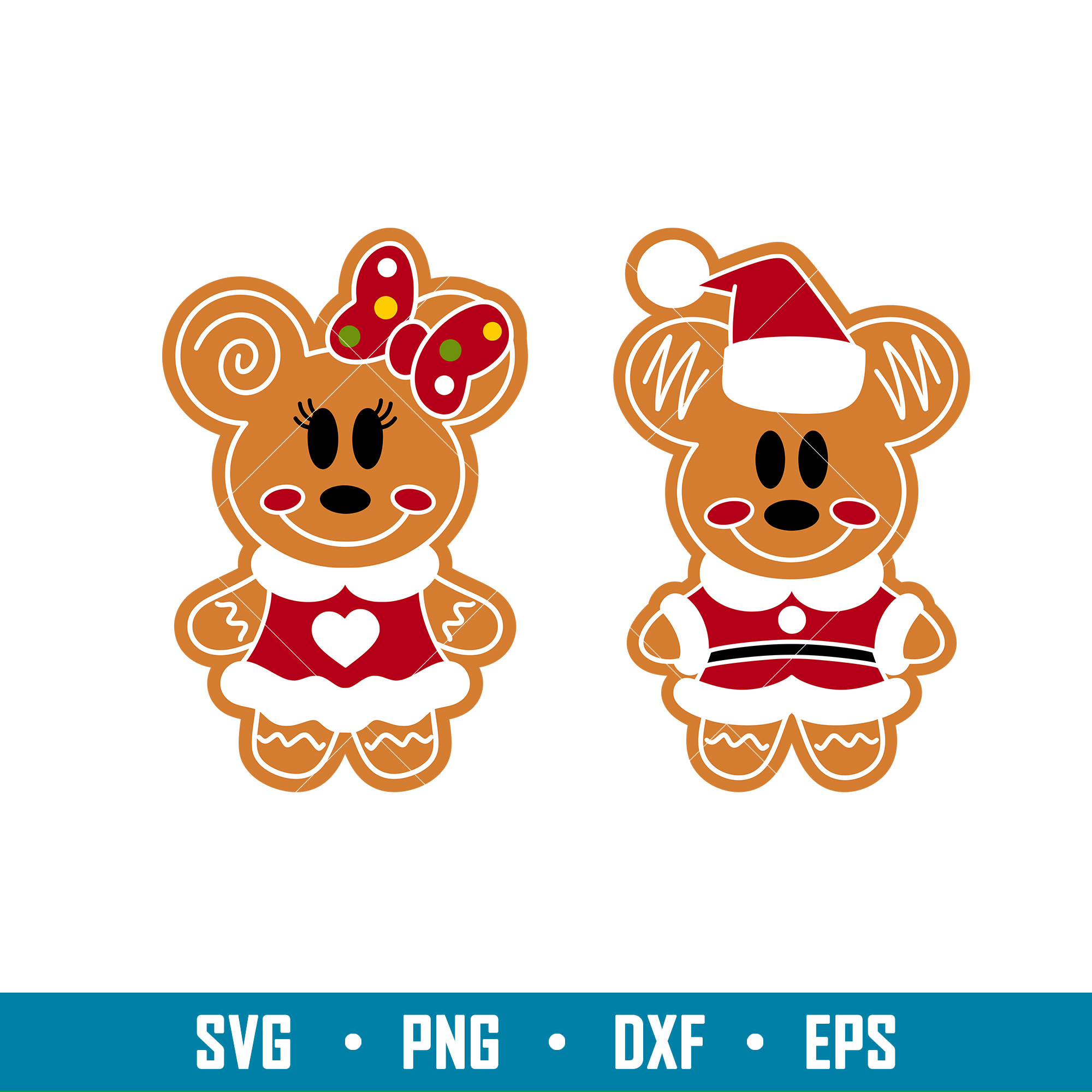 Mouse Gingerbread Cookies, Mouse Gingerbread Cookies Svg, Ch | Inspire ...