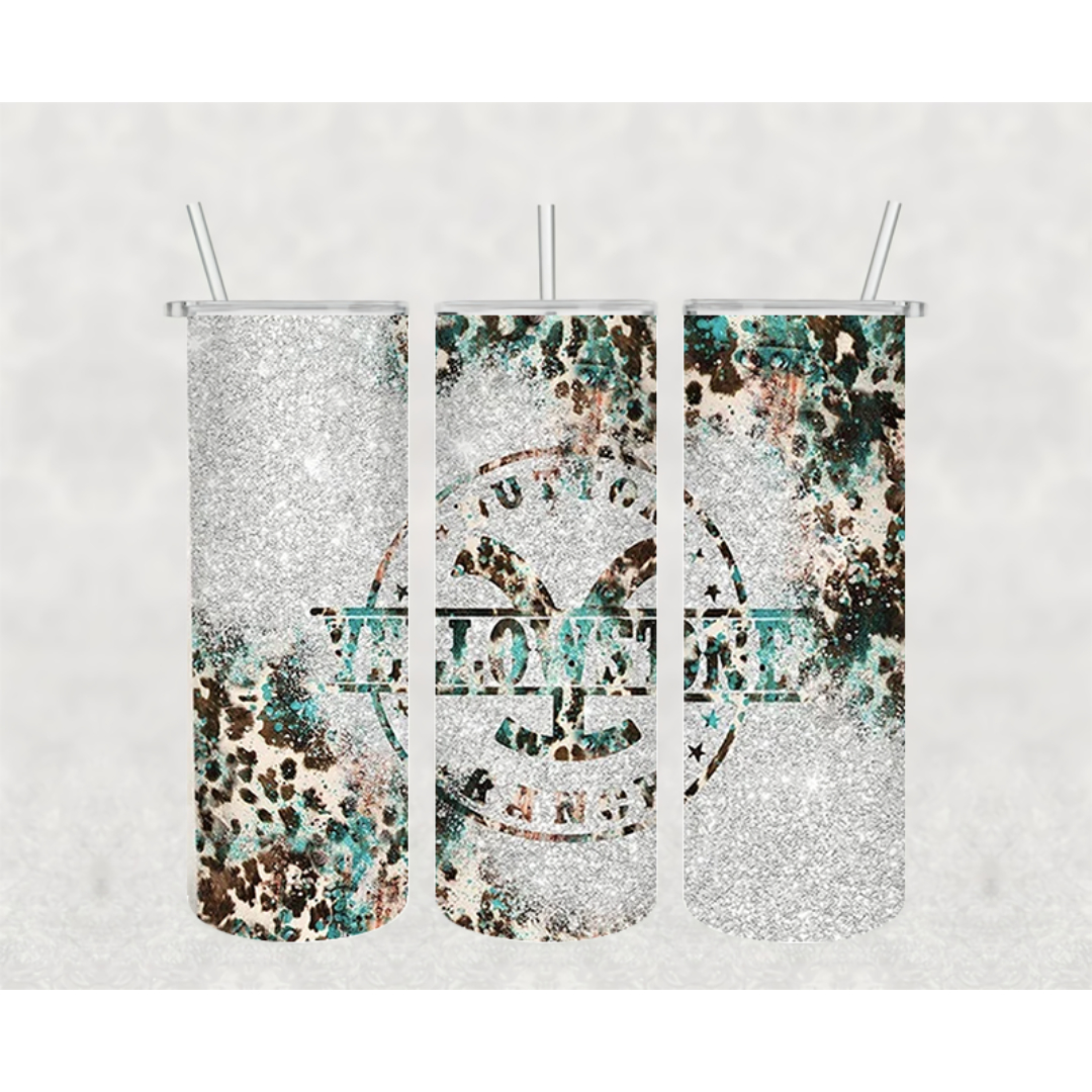 Glittery Yellowstone Tumbler main image 0