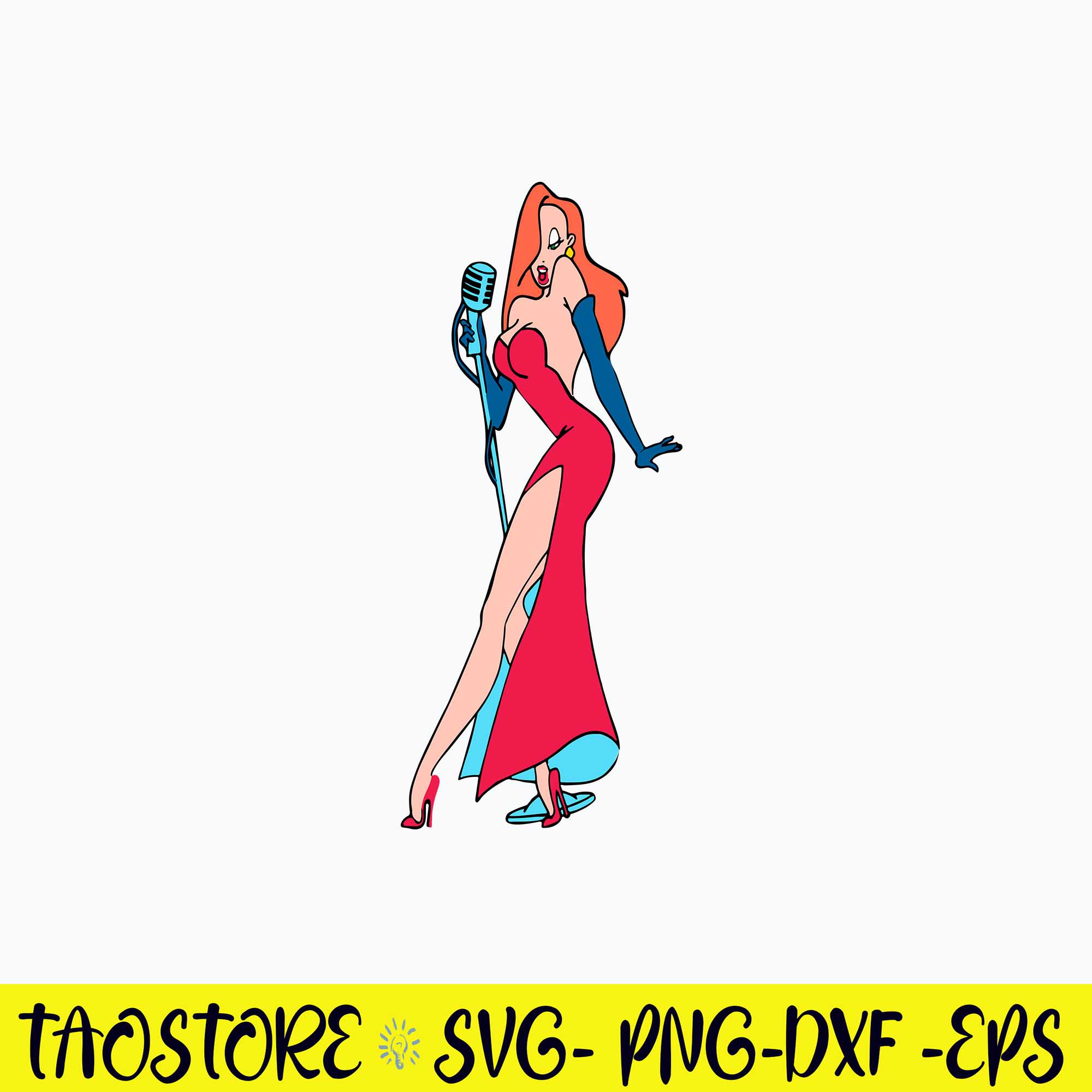 Jessica Rabbit Render Jessica Rabbit Svg, Roger Rabbit Svg, Png Dxf Eps File | Inspire Uplift