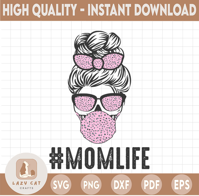 Mom Life Svg, PNG, PDF, Cricut svg, Silhouette svg, Leopard - Inspire