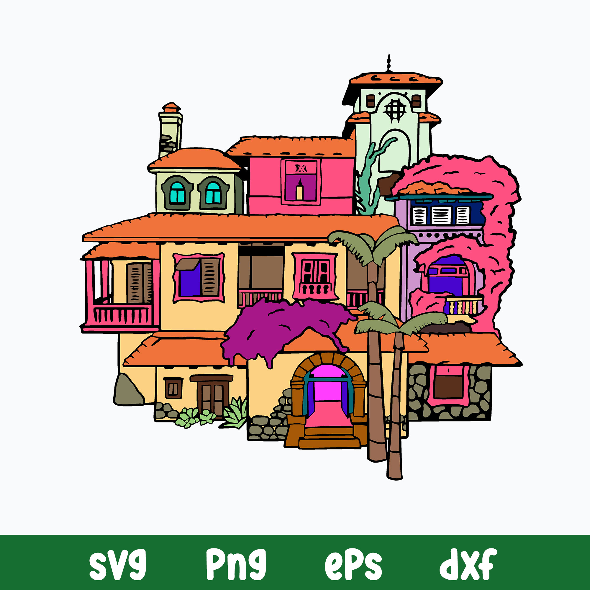Encanto House Svg, Encanto Svg, Disney Svg, Png Dxf Eps File Inspire