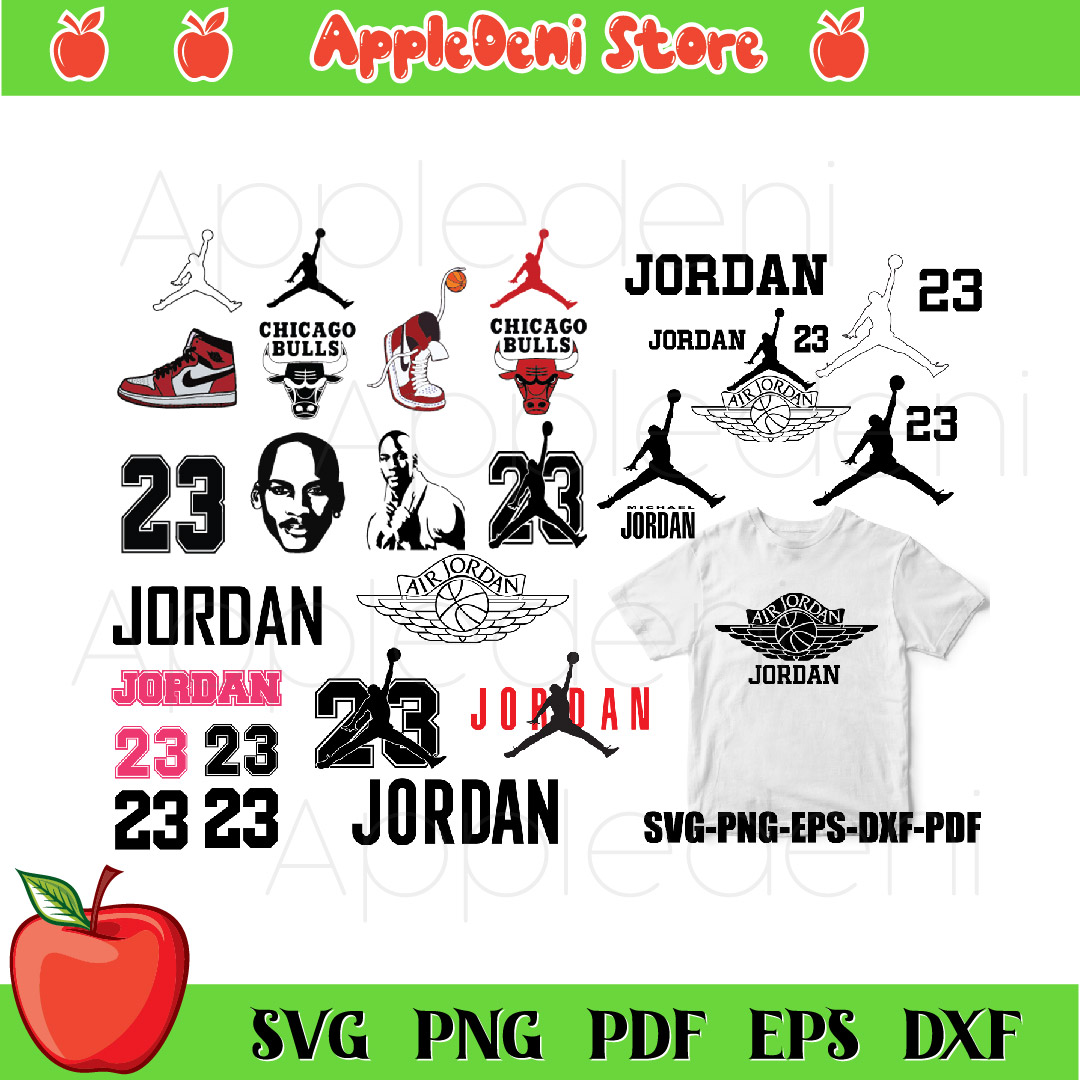 Air Jordan Logos Svg Bundle | Inspire Uplift