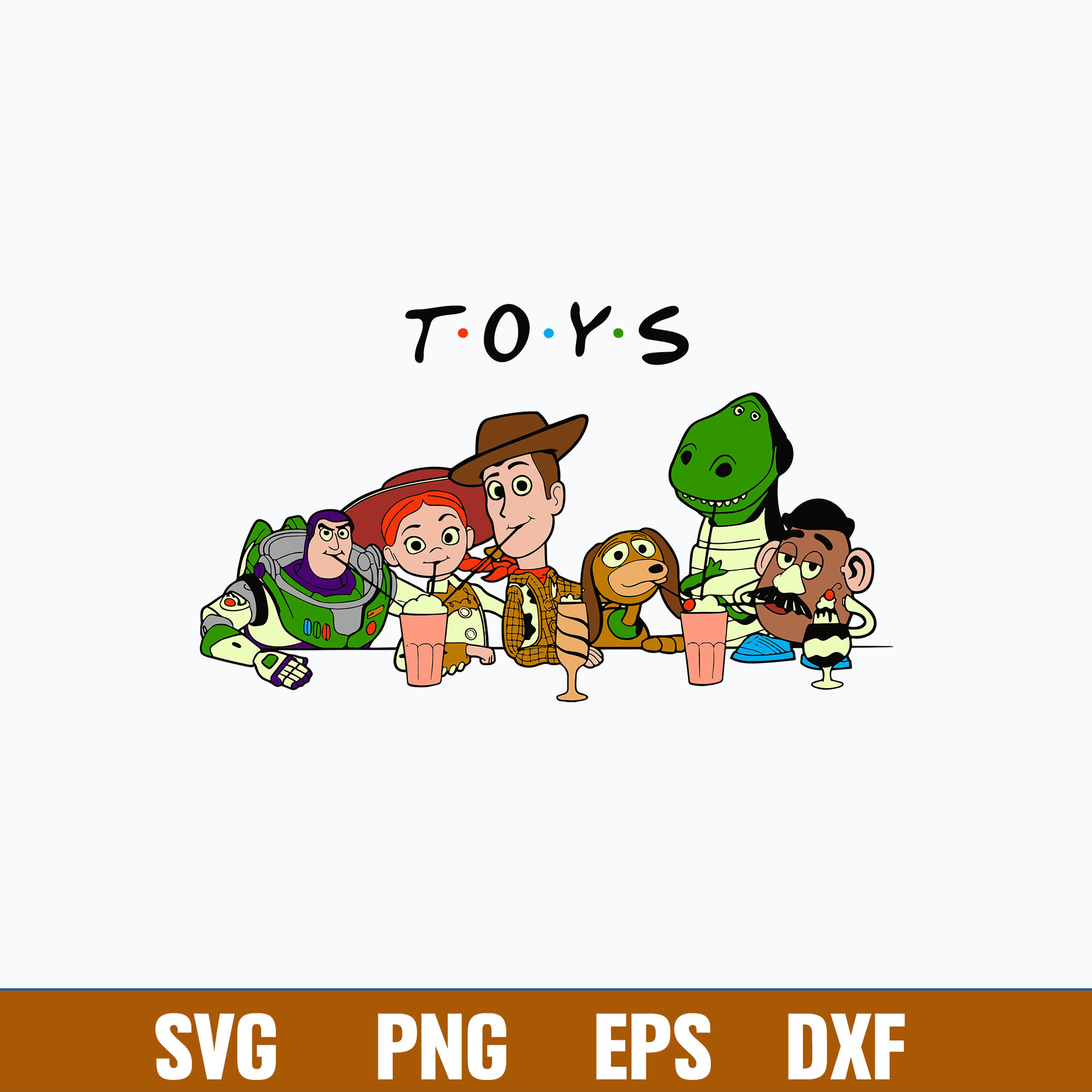 Toy Story Friends Svg, Toy Story Character Svg, Toy Story Sv - Inspire ...