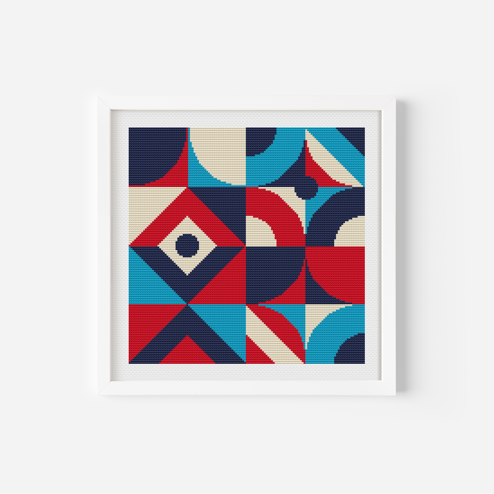 Abstract Cross Stitch Pattern, Modern Cross Stitch Pattern, | Inspire ...