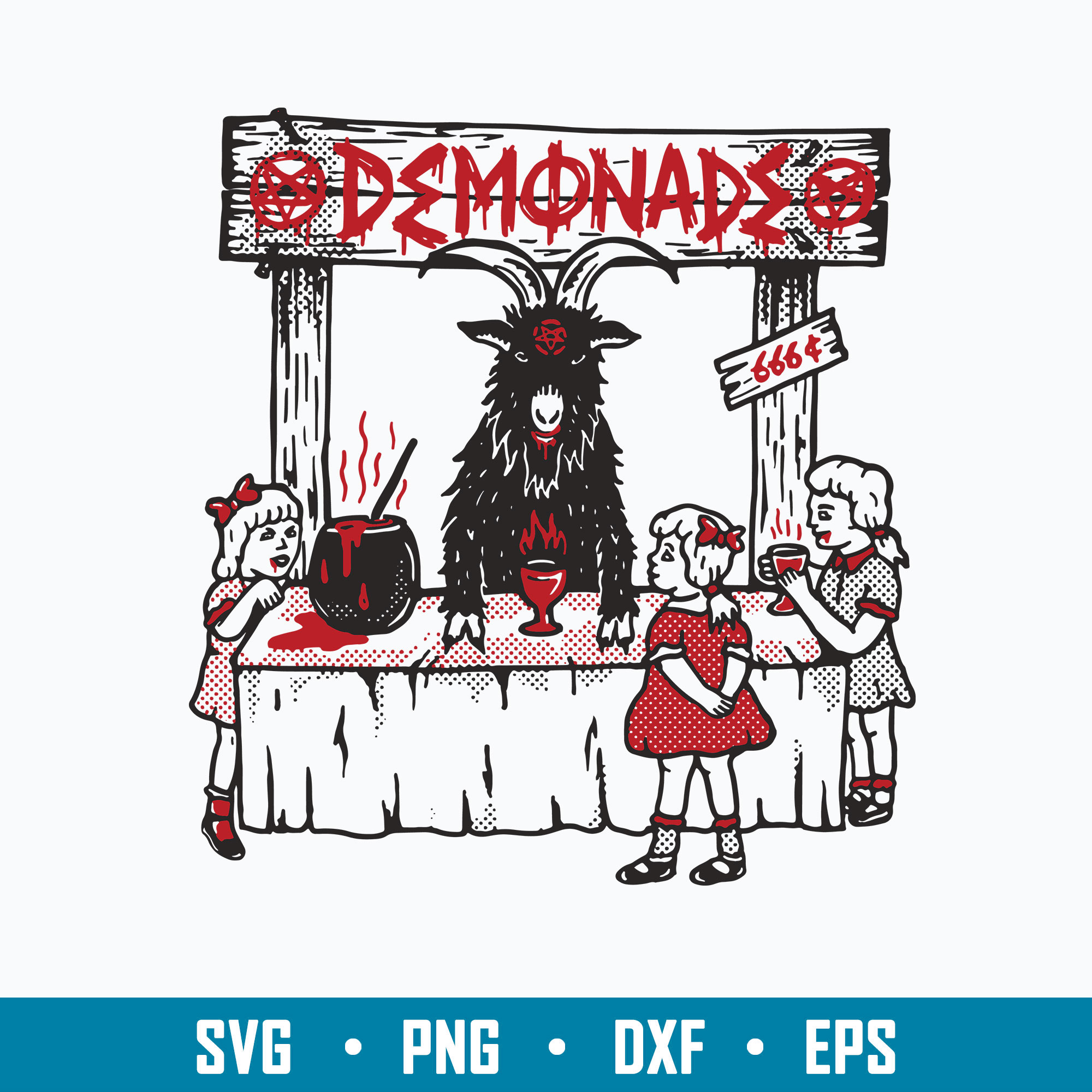 Dead Ringer Vector Demonade Ringer Svg, Horror Svg, Png Dxf Eps File | Inspire Uplift
