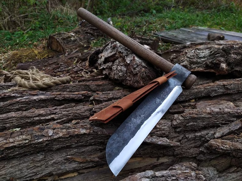 Splitting Froe with long handle, Adze, Medium Inspire