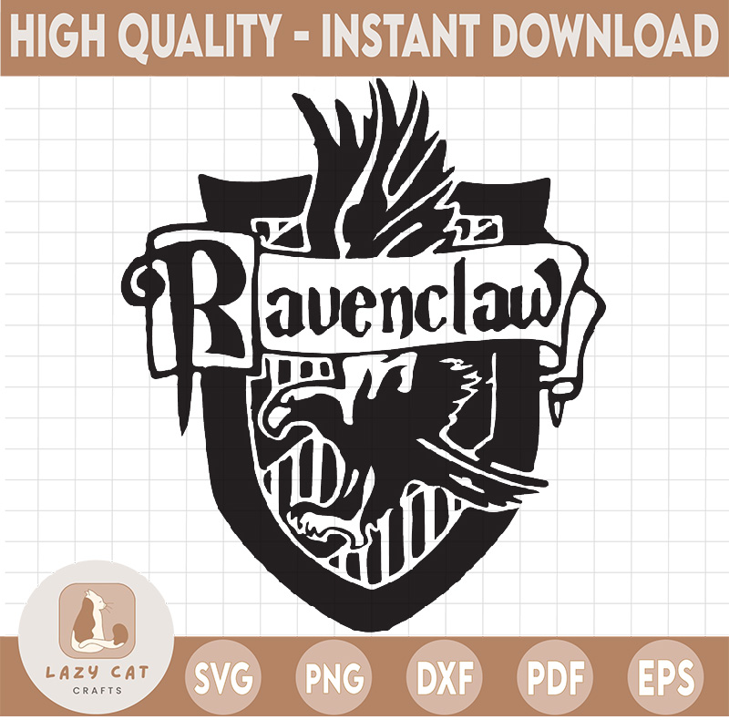 Ravenclaw Emblem SVG, Muggle svg, Hogwarts, hogwarts crests | Inspire ...