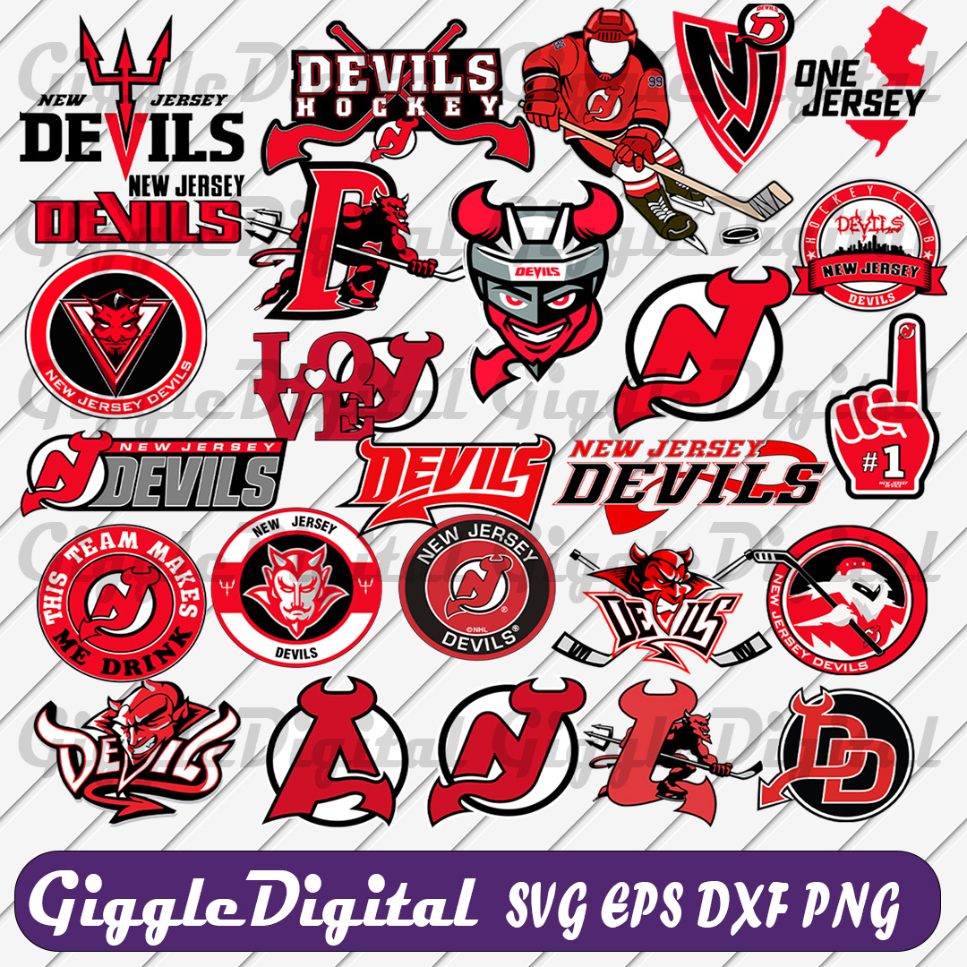 New Jersey Devils svg, New Jersey Devils Bundle, New Jersey Inspire Uplift