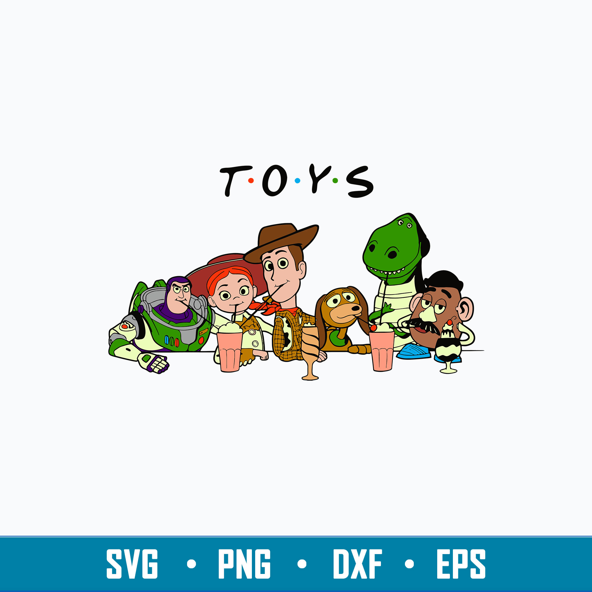 Toy Story Friends Svg, Toy Story Character Svg, Toy Story Sv Inspire Uplift