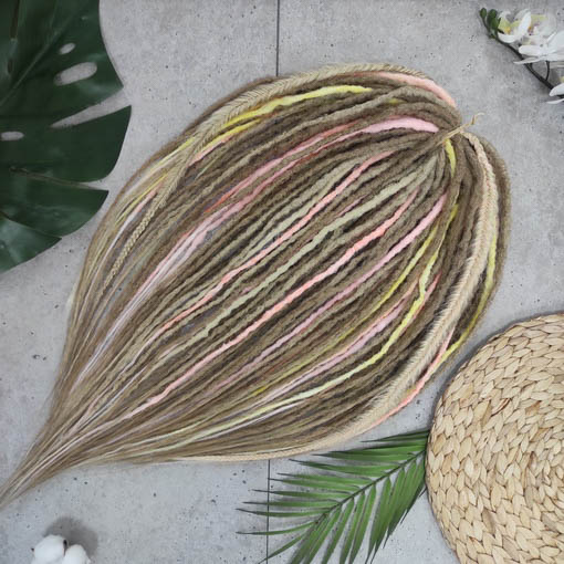 crochet dreadlocks with colored strands Inspire Uplift