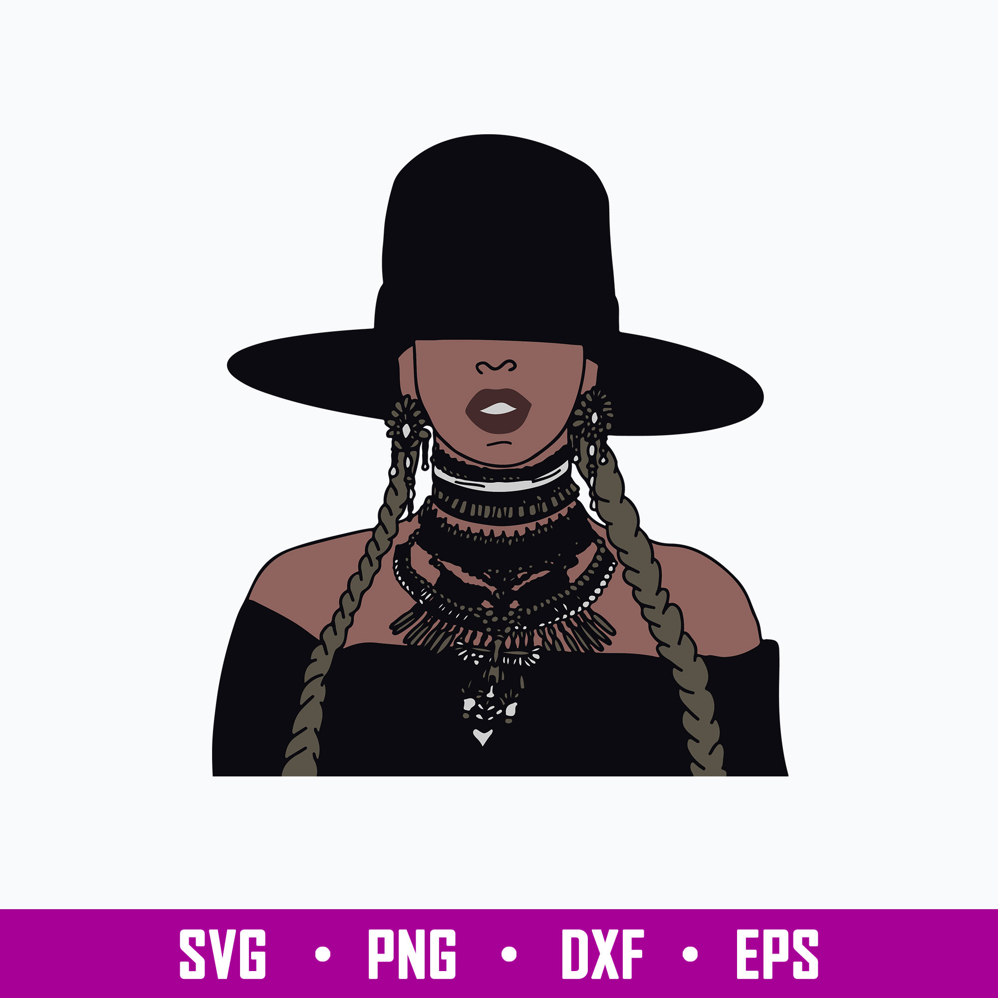 Beyonce Svg, Png Dxf Eps Digital File | Inspire Uplift