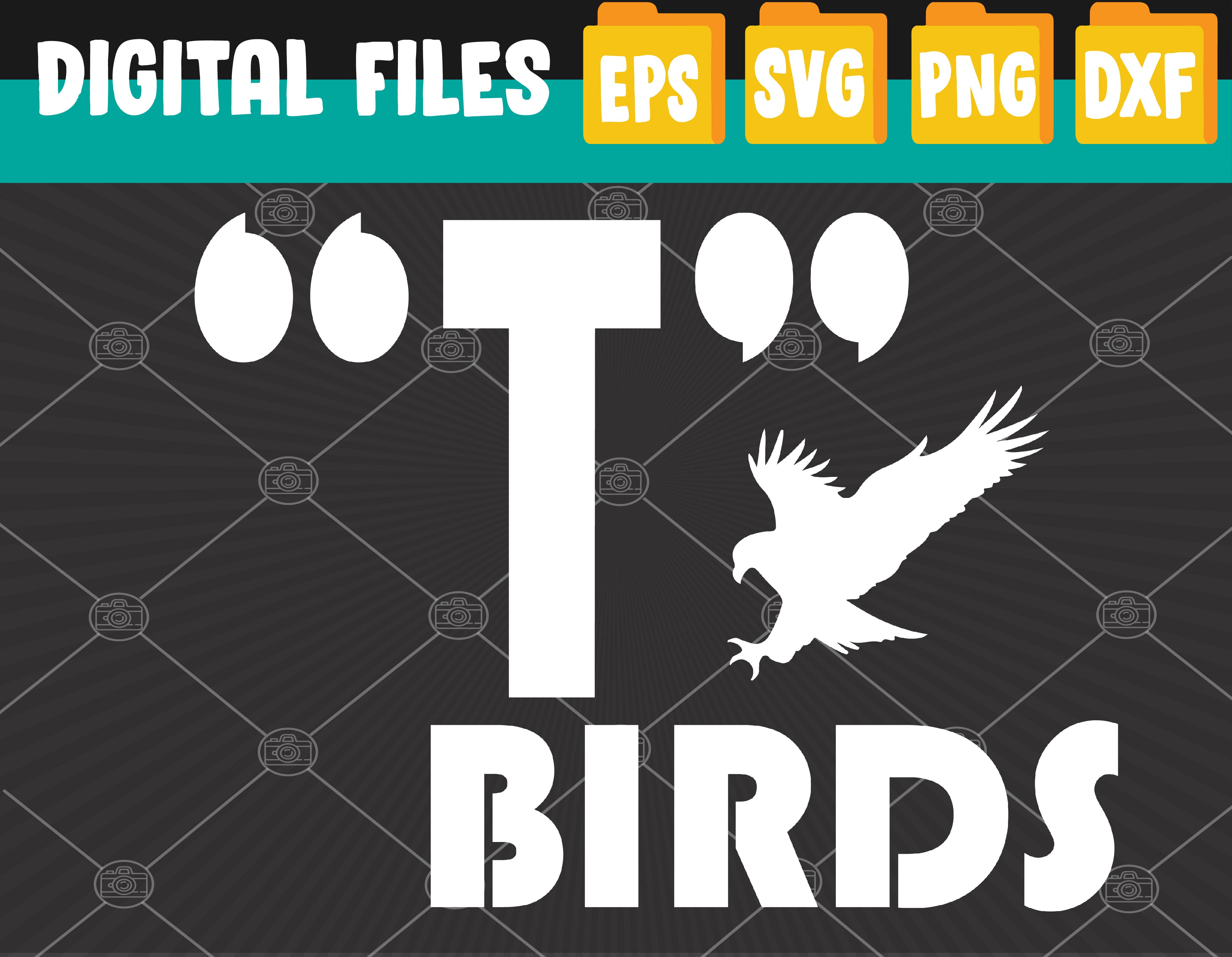 T Birds Halloween Svg, Eps, Png, Dxf, Digital Download | Inspire Uplift