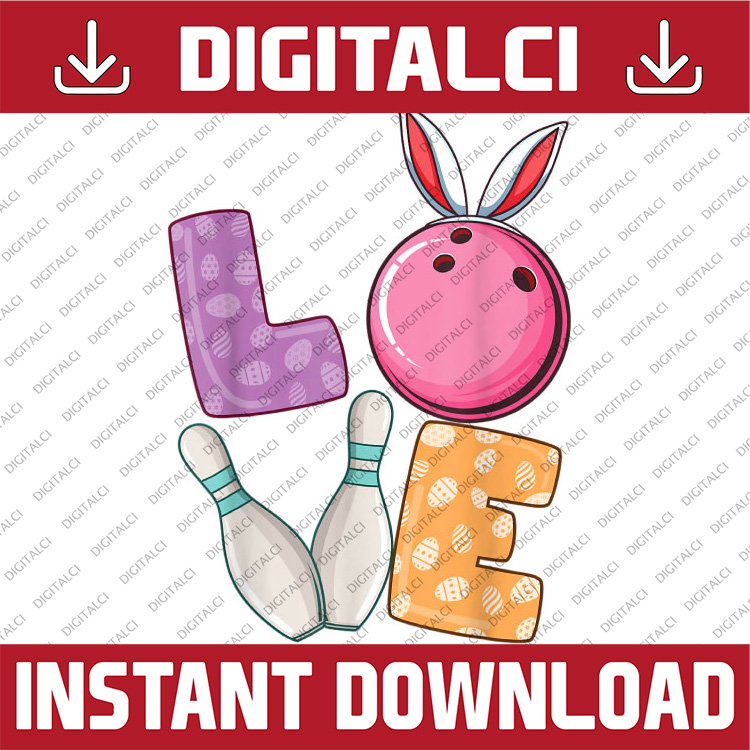 Bowling ball & pins Bunny ears Egg Hunting Easter Bowling Ea Inspire Uplift