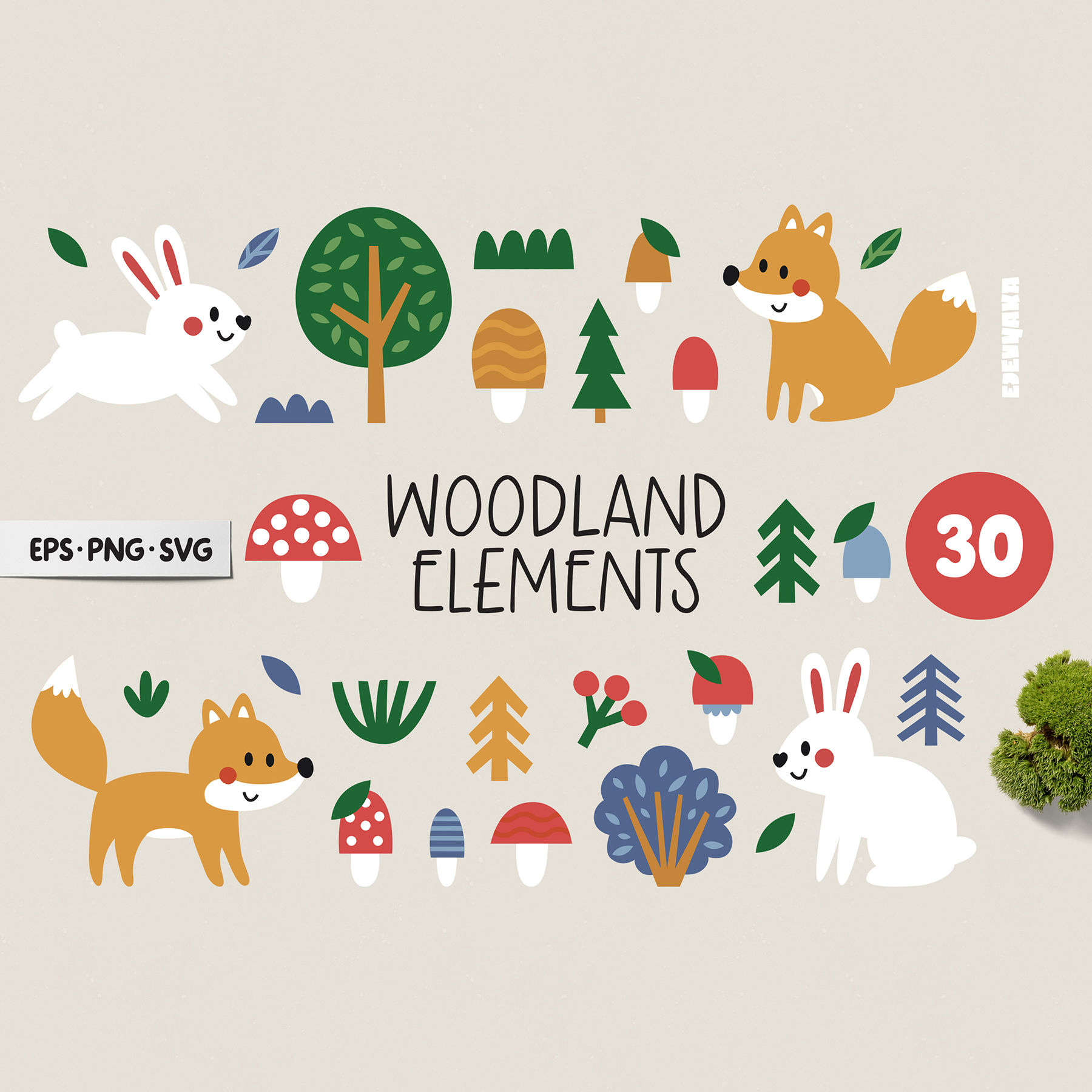 Woodland clipart, Woodland svg, Forest clipart, Woodland png | Inspire