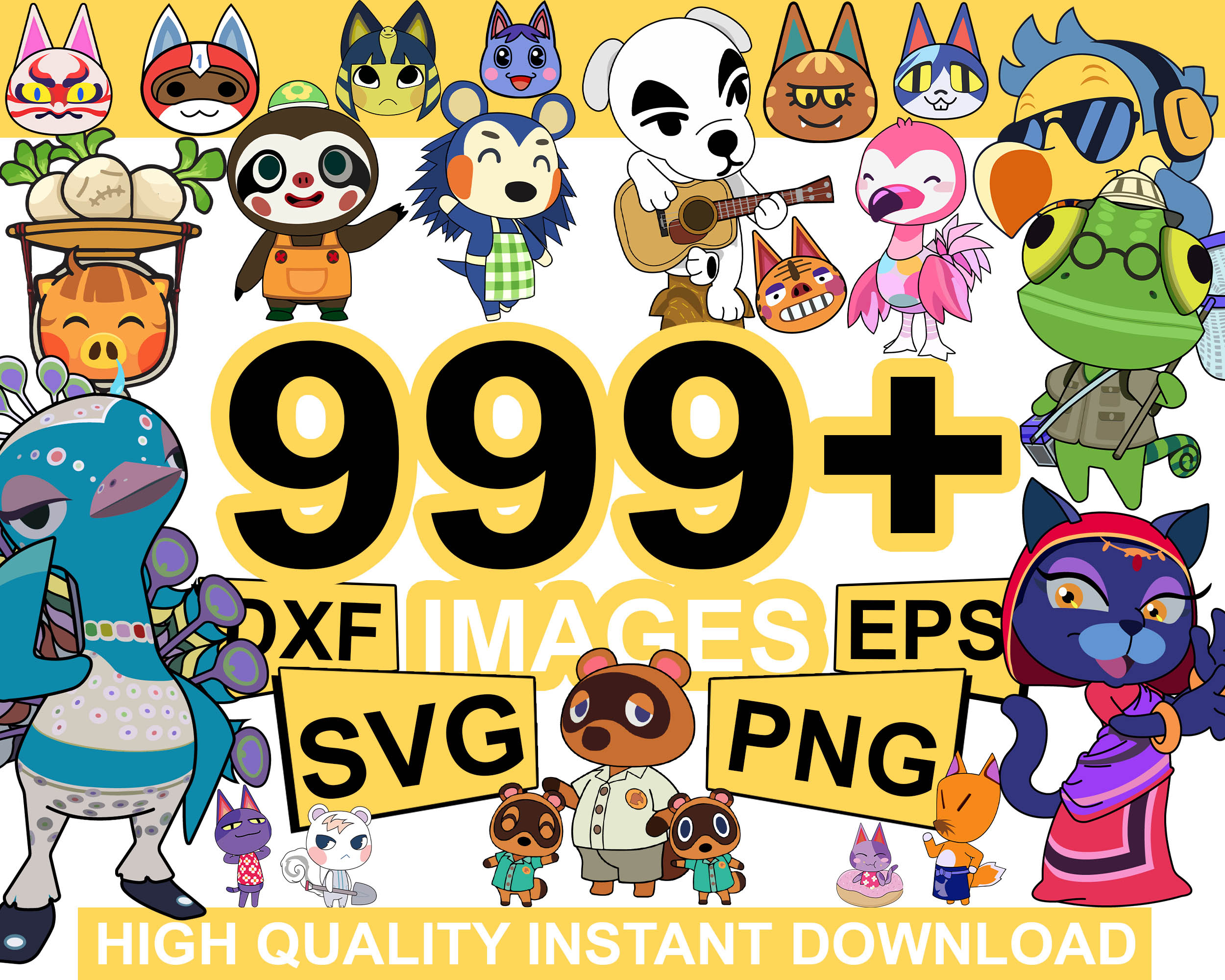 Crossing Animals Bundle Svg, Crossing Animals Svg, Animal Cr Inspire