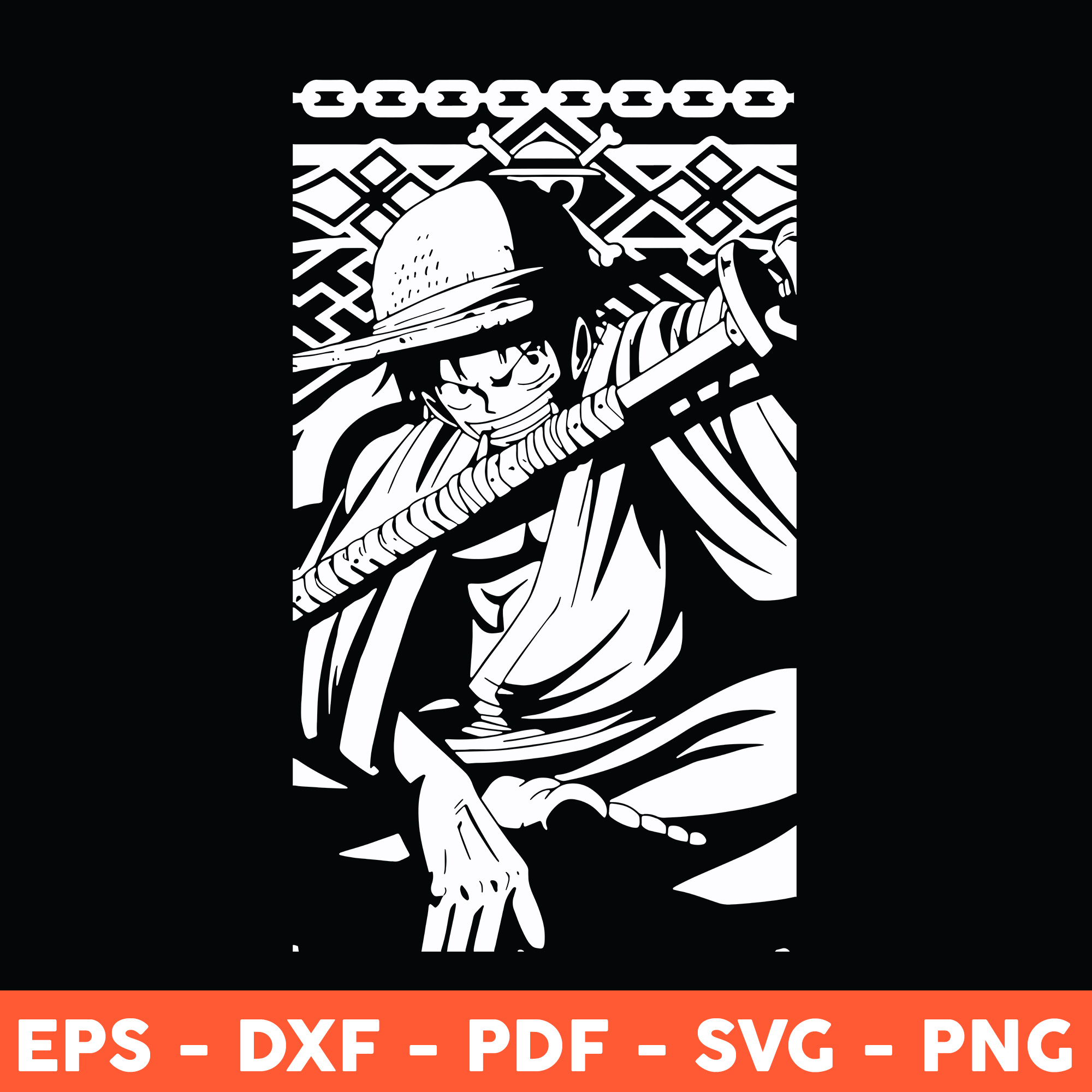 Luffy Svg, Monkey D Luffy Svg, One Piece Svg, One Piece Mang Inspire