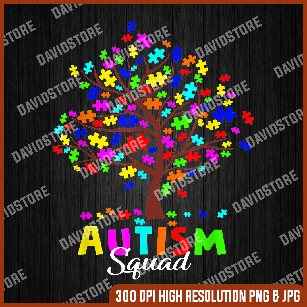 Autism Awareness PNG, Puzzle Piece PNG, Tree Png, Autism Png - Inspire ...