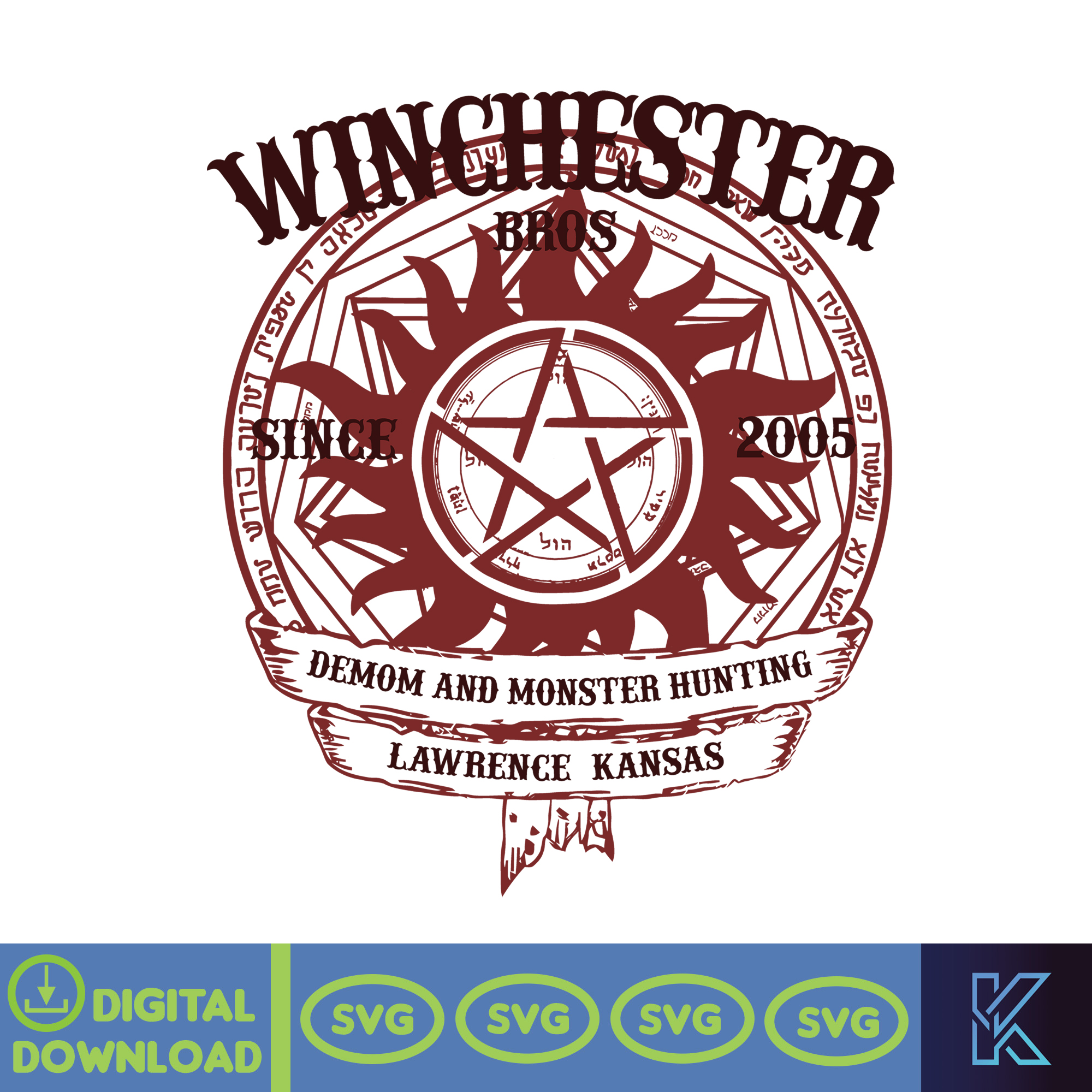 thumbnail image 2 of Supernatural Dean’s Metallicar KAZ 2Y5 – Stamped Replica Prop License Plate 2 of 6