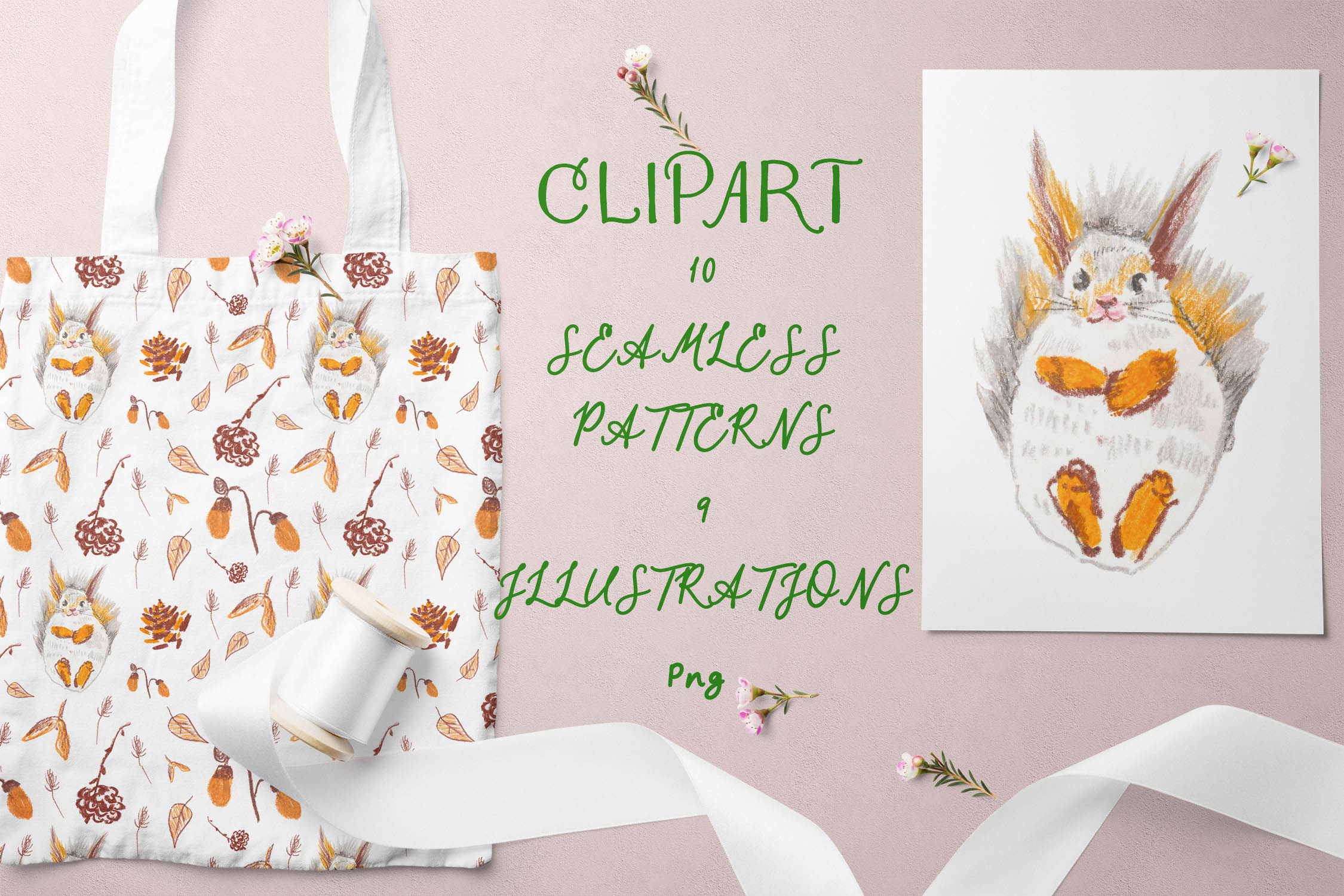 Fall squirrel clip art patterns - Inspire Uplift