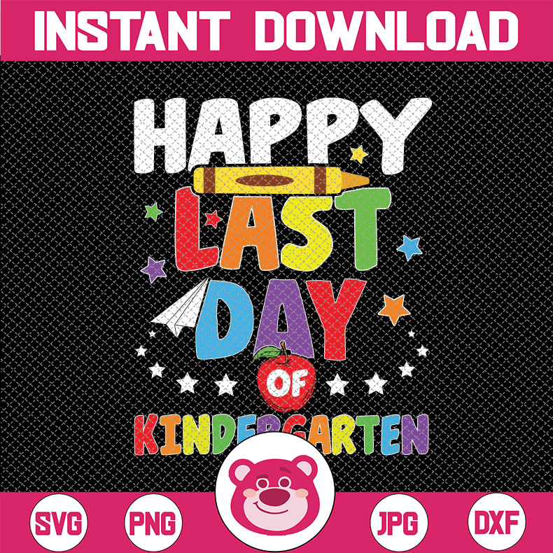 Happy Last Day Of Kindergarten svg, Hello Summer svg, Summer - Inspire
