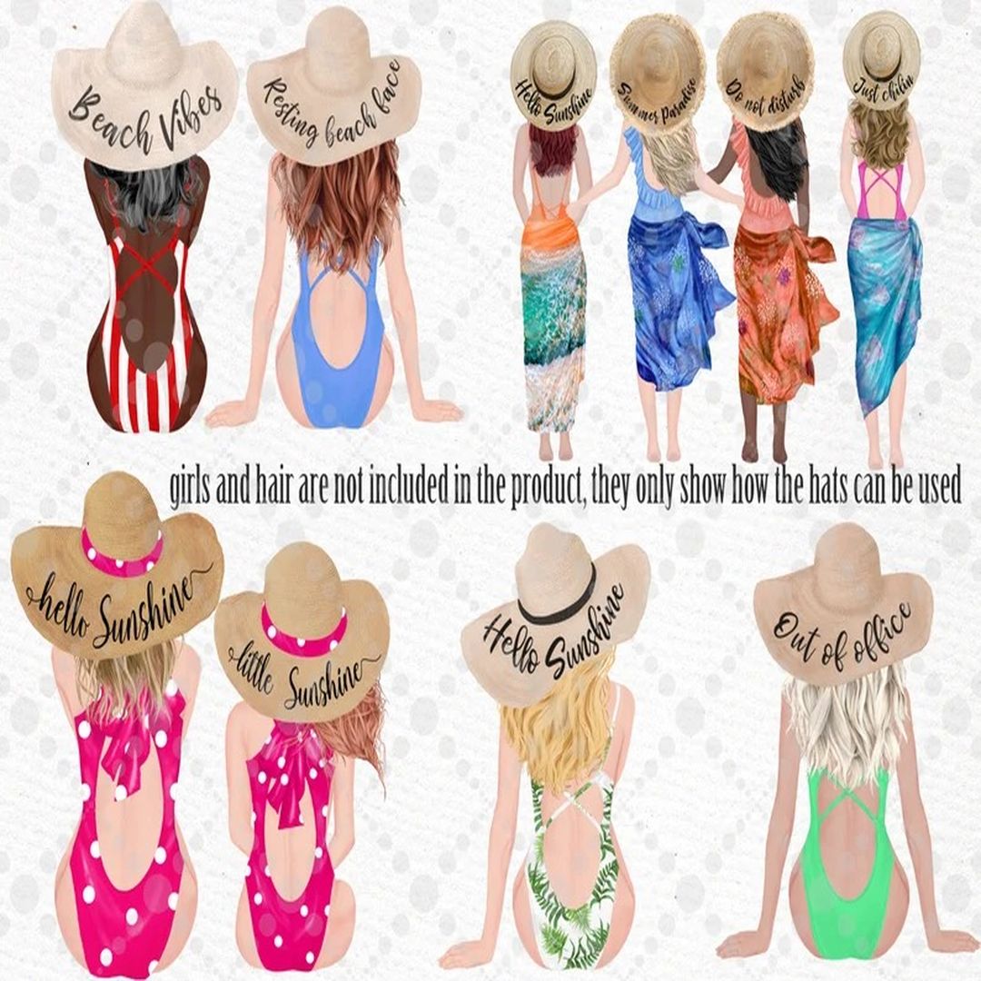 Summer Hats clipart: 