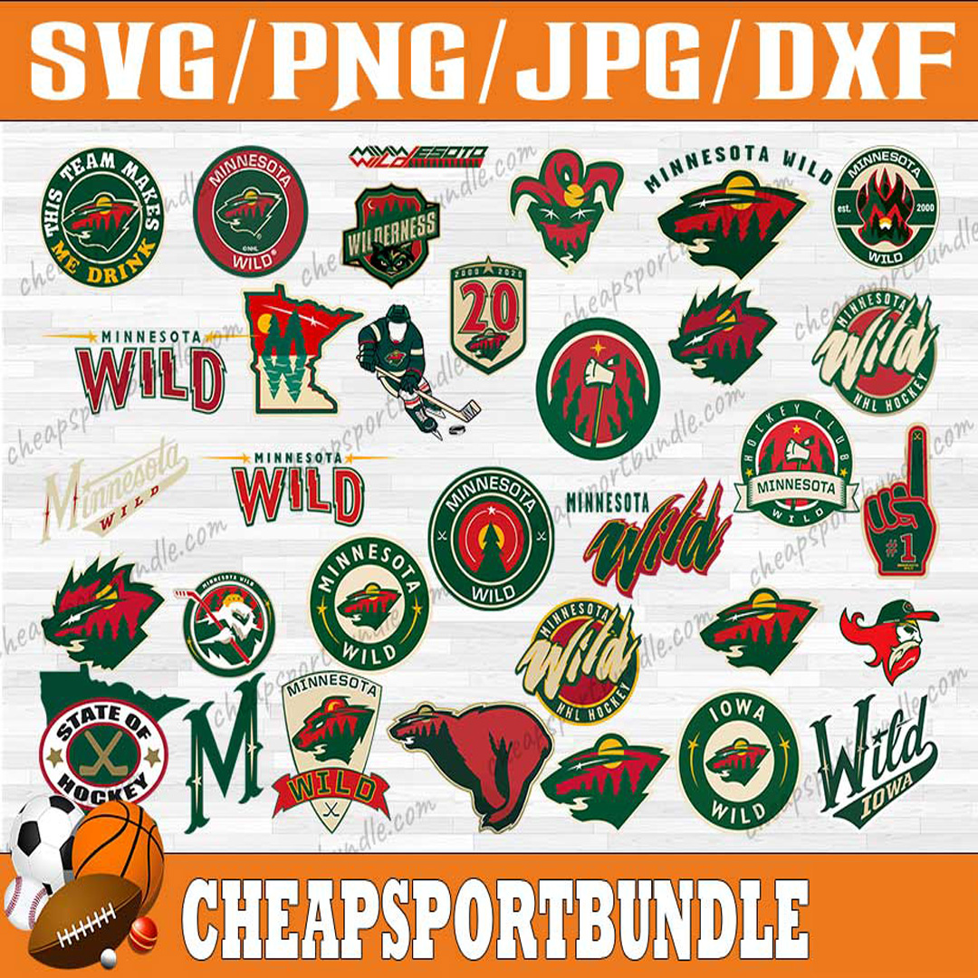 Bundle 34 Files Minnesota Wild Hockey Team Svg, Minnesota Wi - Inspire ...