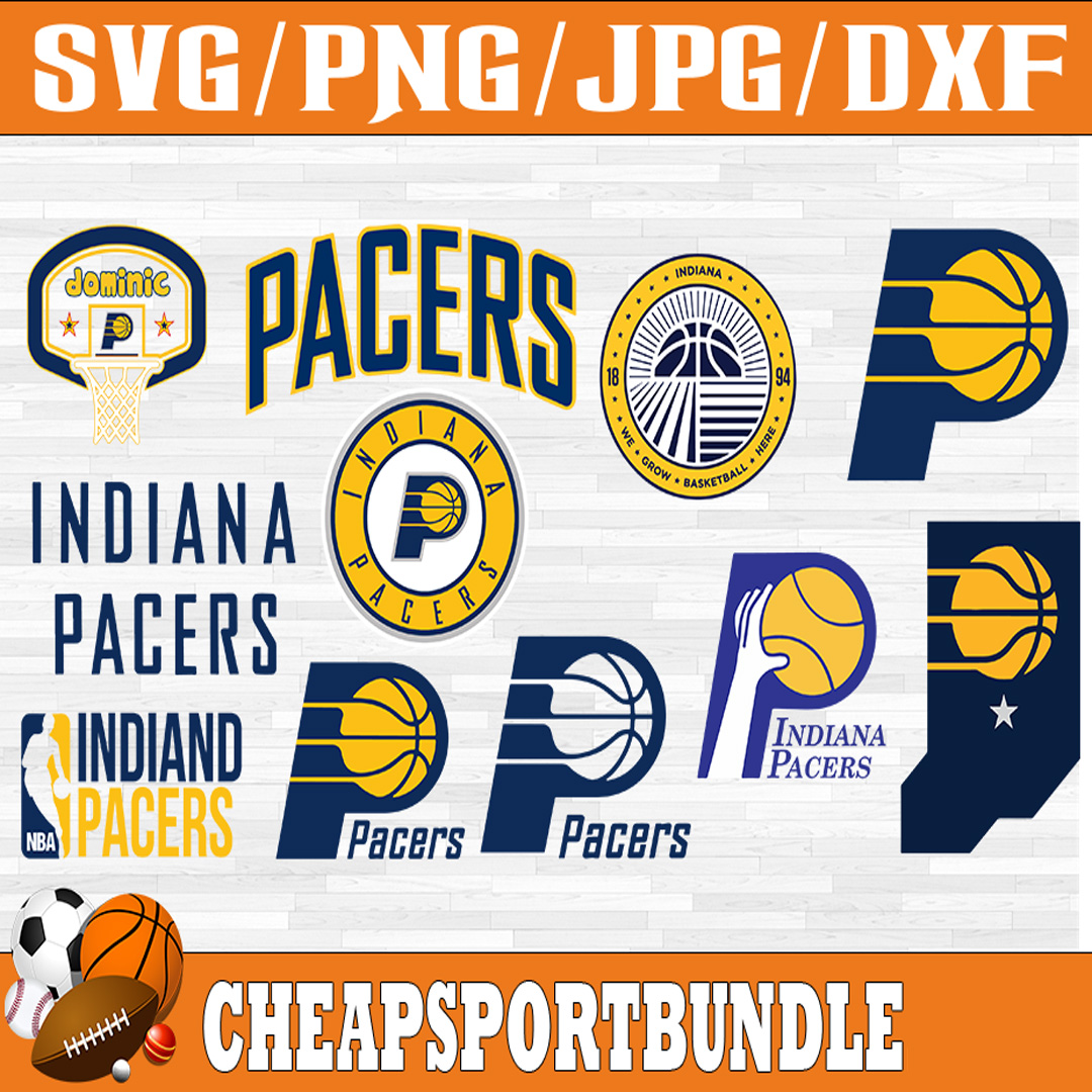 Bundle 22 Files Indiana Pacers Basketball Team svg, Indiana - Inspire