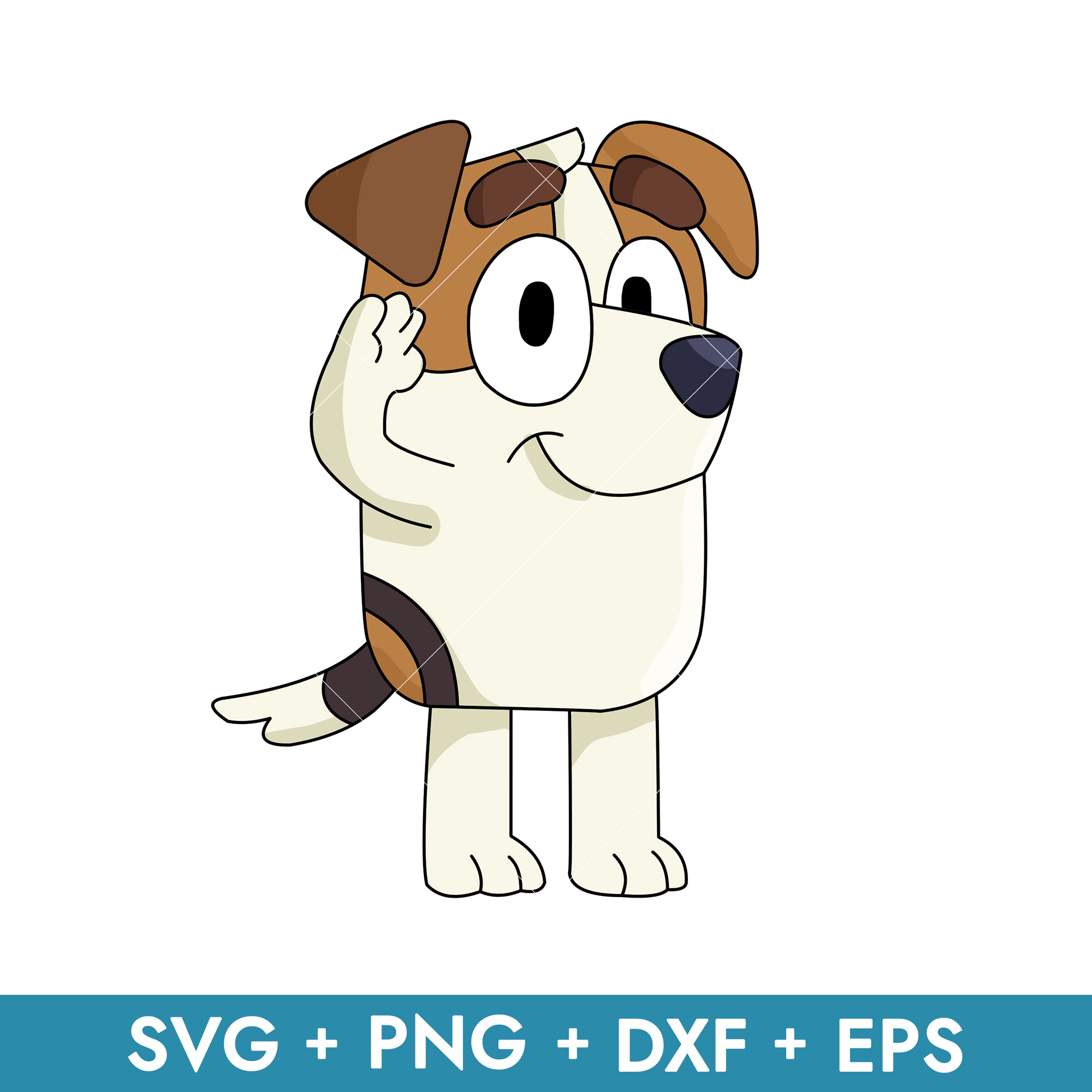 Bluey Jack Dog Svg, Bluey Jack Svg, Bluey Svg, Cartoon Svg | Inspire Uplift